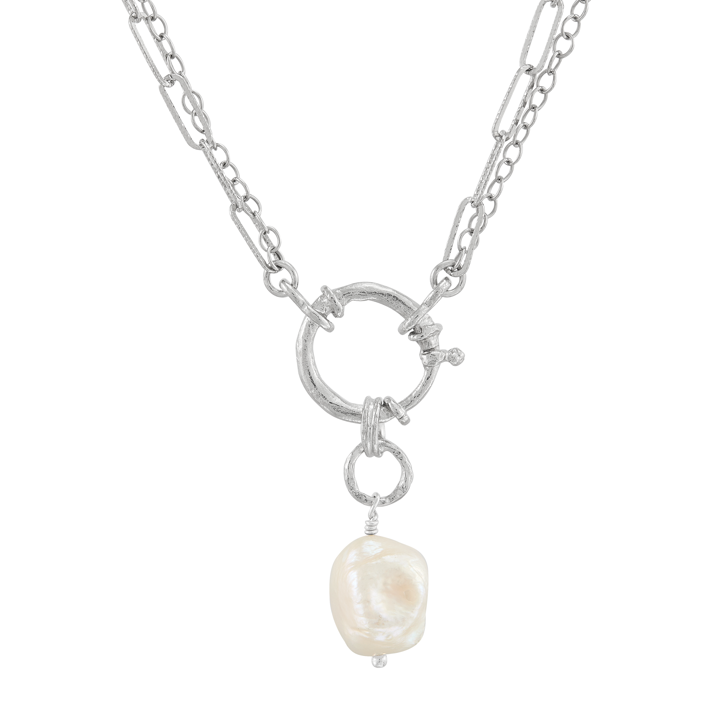 ◇roaju◇ [silver925]connecting link pearl necklace n6477fwp20_a1.png