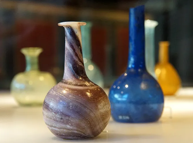 Silpada 'Caesarea' Roman Glass Drop Earrings in Sterling Silver