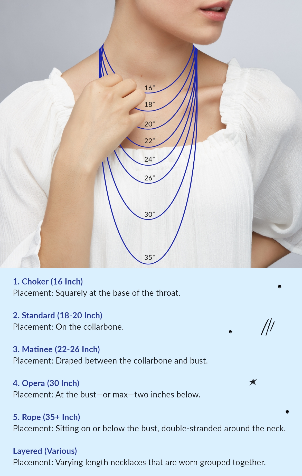 Necklace Sizes Chart: Find the Right Necklace Length - Brilliant Earth