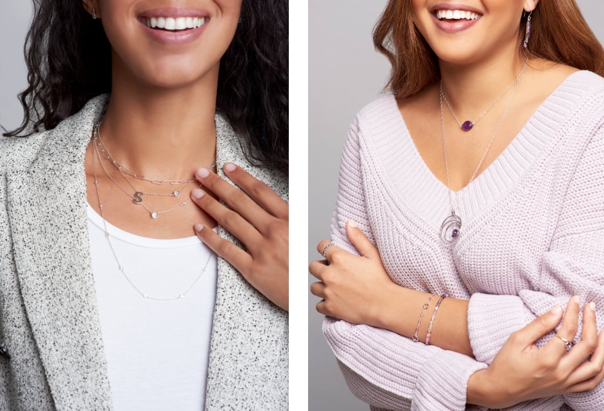 26 inch necklace shop on woman