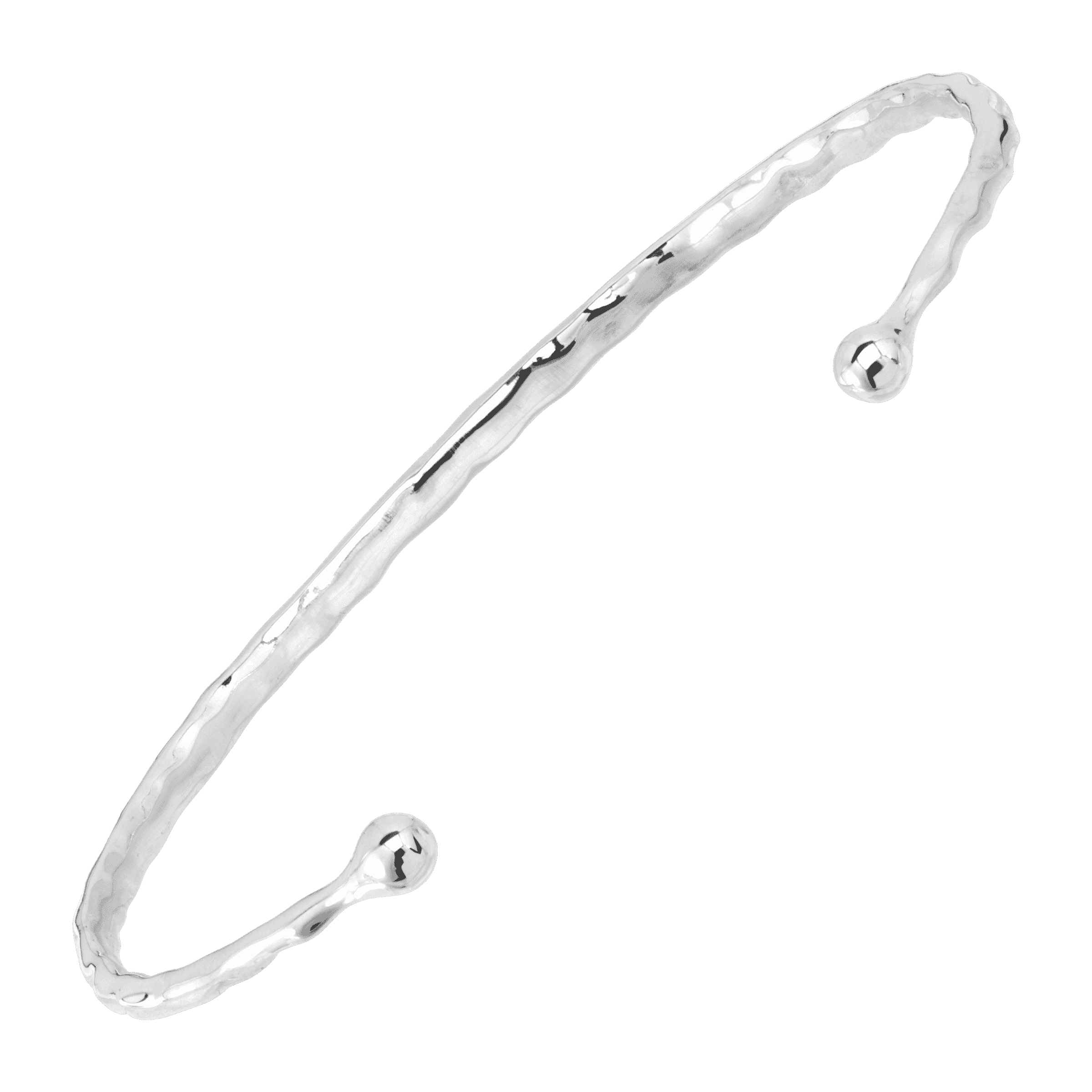 Silpada Troms It Goes Hammered Cuff Bracelet in Sterling Silver