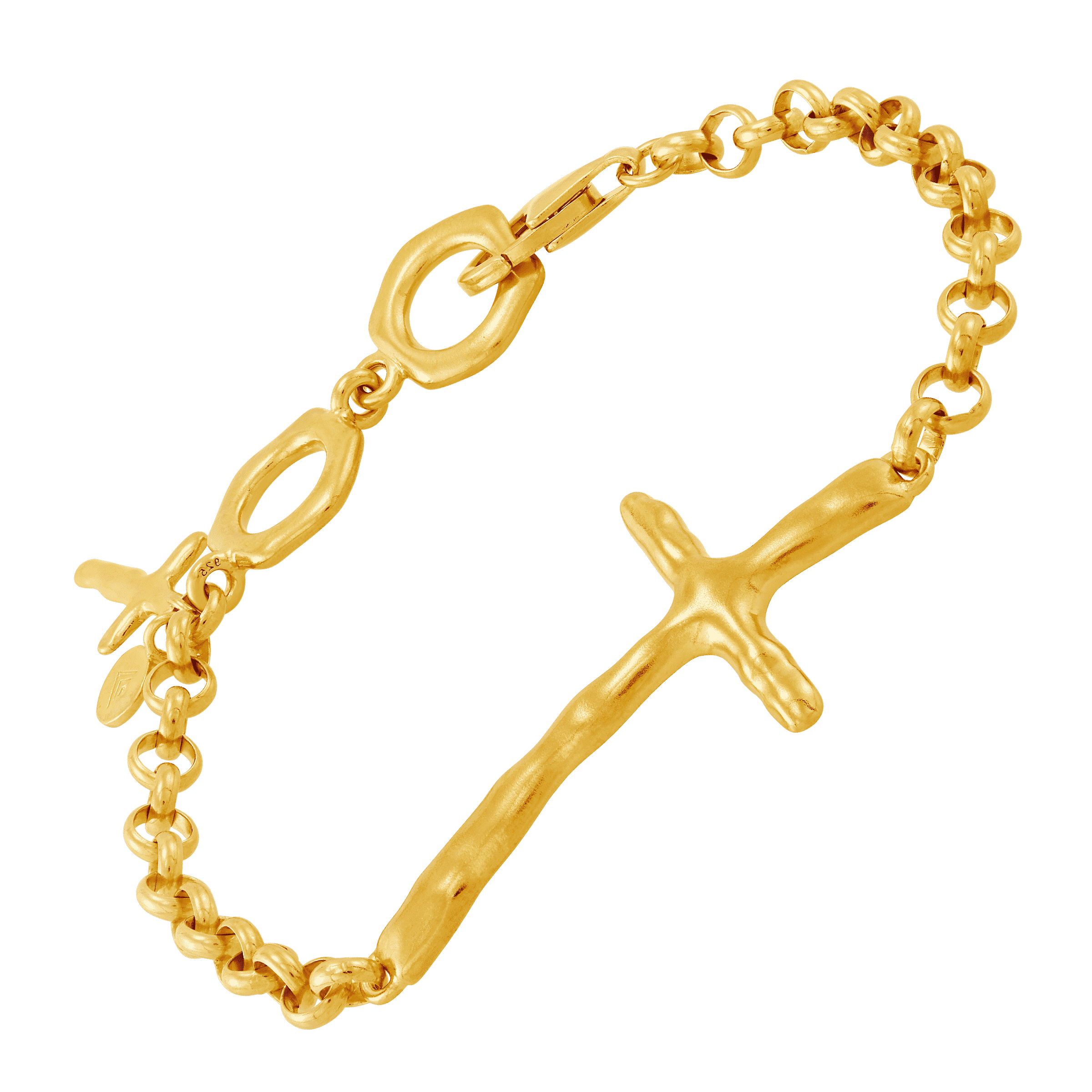 Sterling Silver Cross Bracelet - Silpada - .925 Sterling