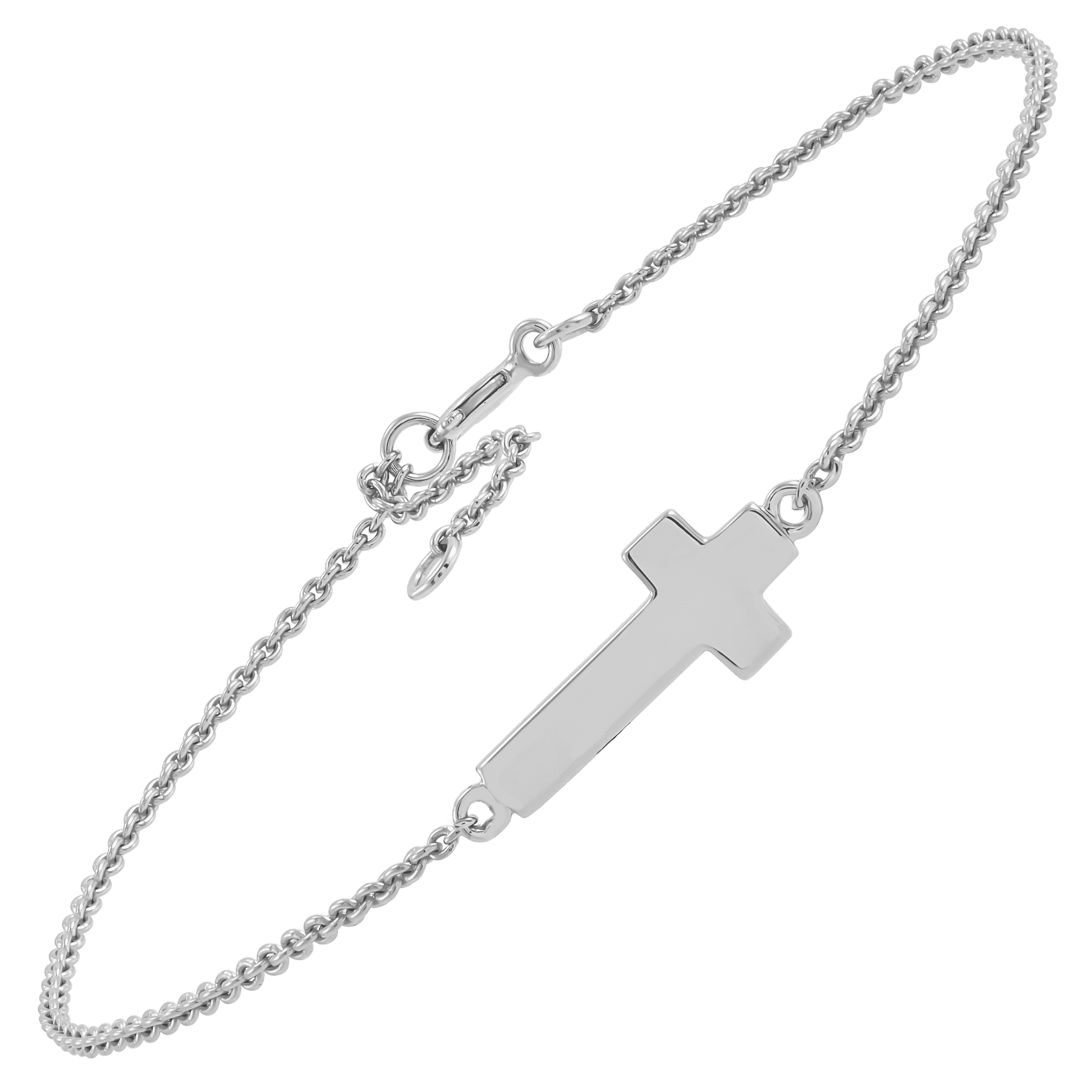 Silpada Simplex Cross Bracelet in Sterling Silver Silpada