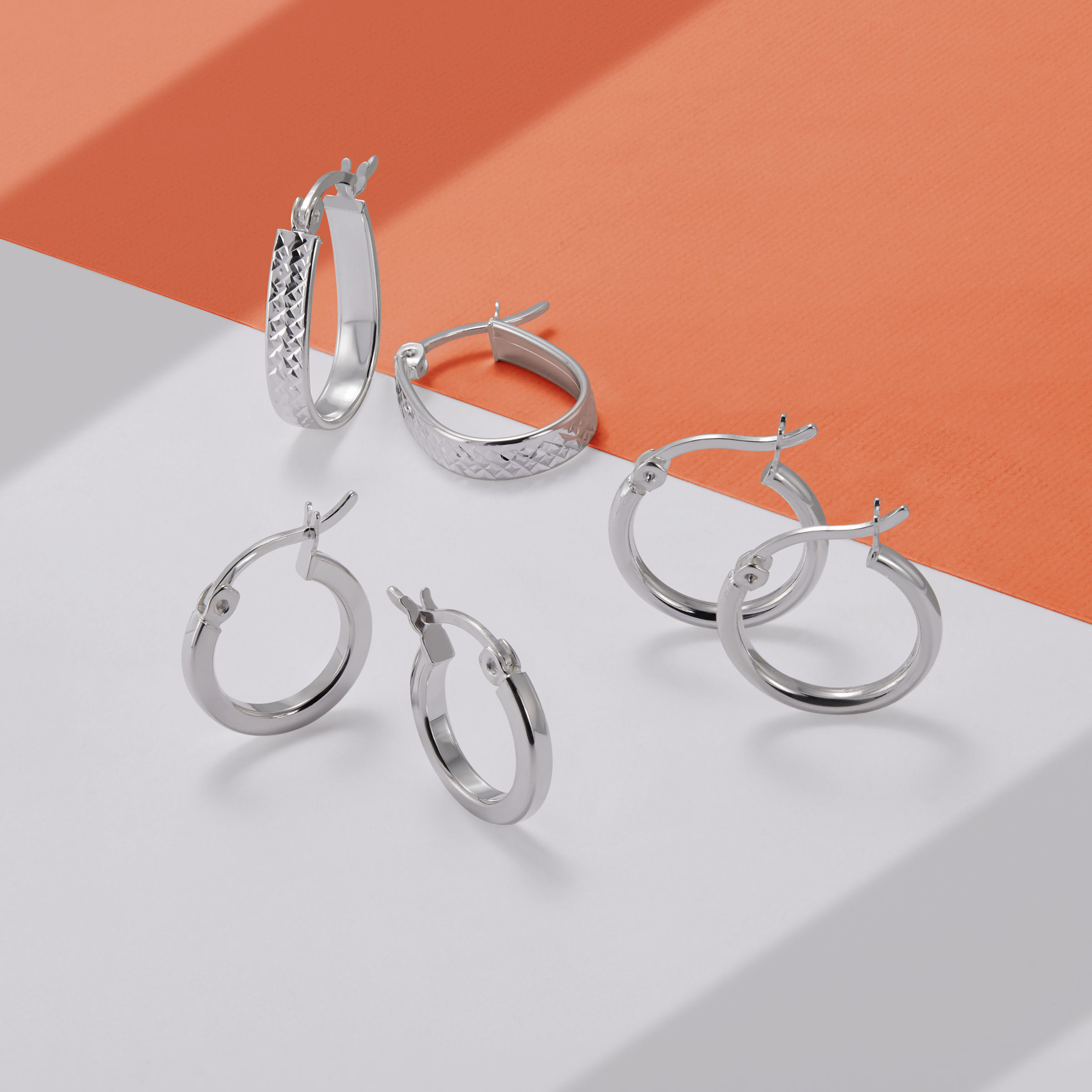 0401様　2点　silver925 Silpada 'Time to Shine' Small Hoop Earrings in Sterling