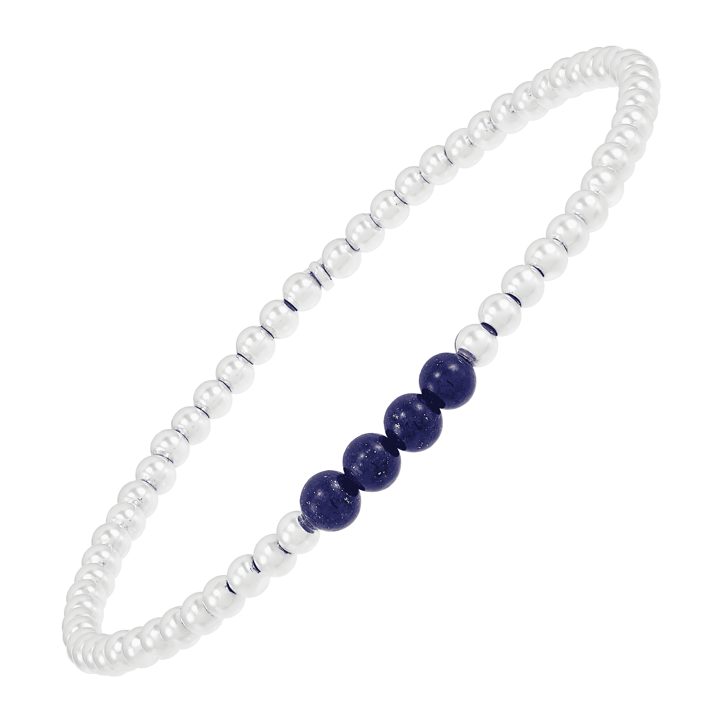 Silpada 'Loyalty' Natural Lapis Lazuli Bracelet in Sterling