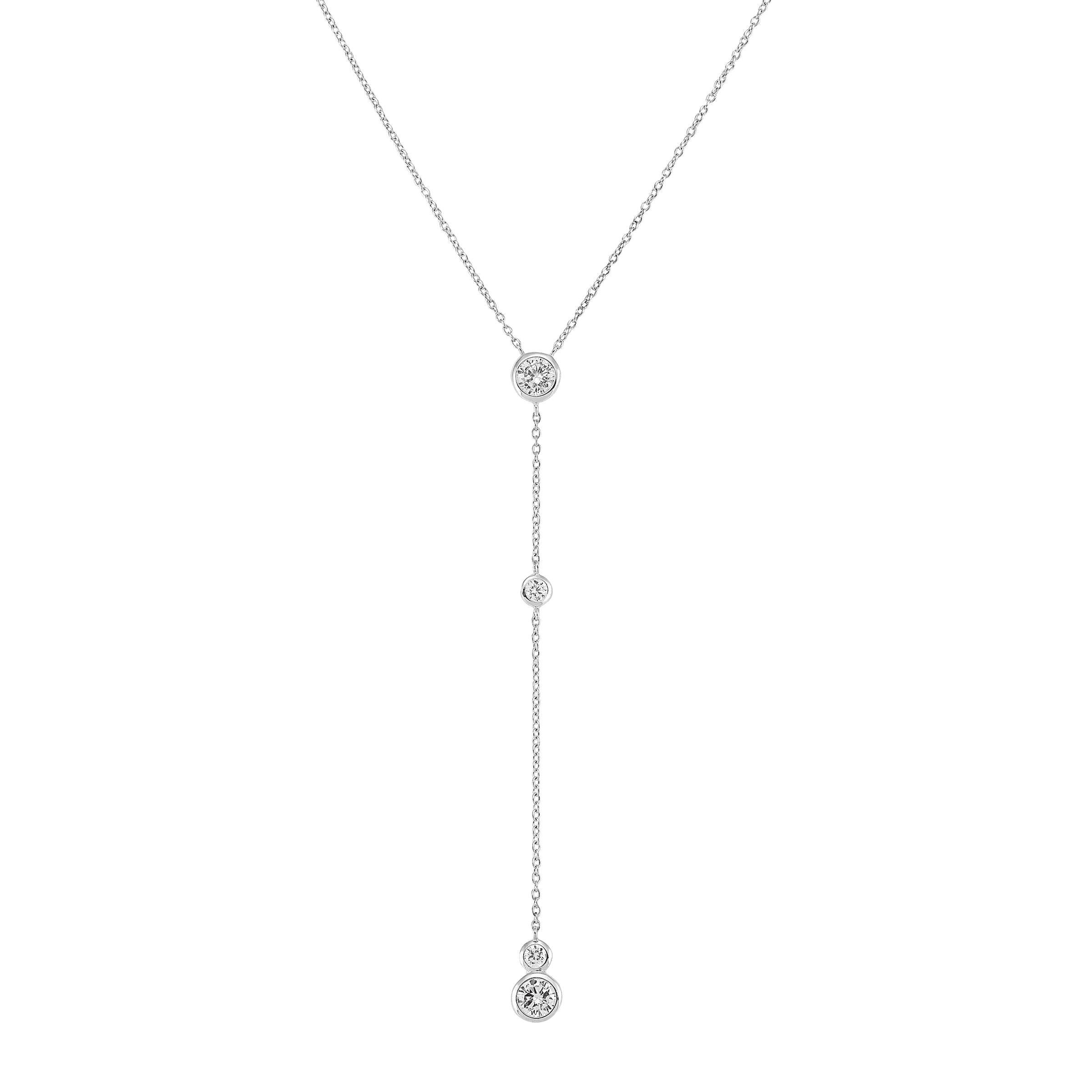 Silpada 'Marvel' Sterling Silver and Cubic Zirconia Necklace 16+2" 