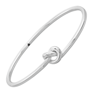 Silpada Seamless Love Knot Bangle in Sterling Silver 7.25