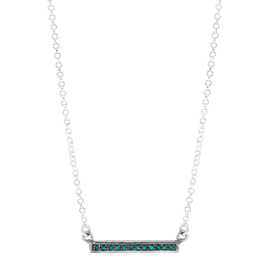 Silpada Seasons of Change Lab Created Emerald Pendant Necklace