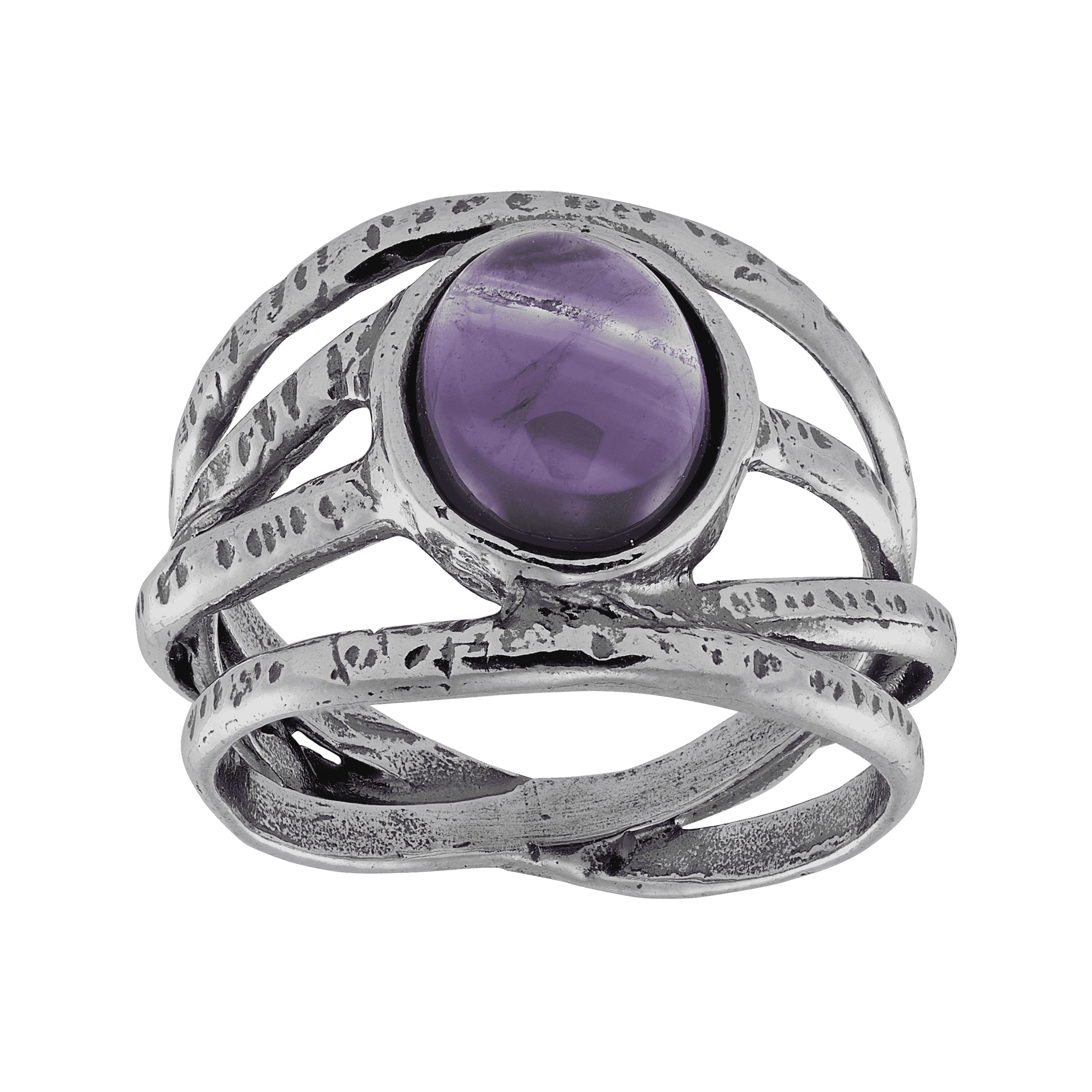 Silpada Eye In The Sky Amethyst Ring in Sterling Silver Silpada