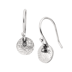 Sterling Silver with Crystals Earrings Silpada .925 Sterling