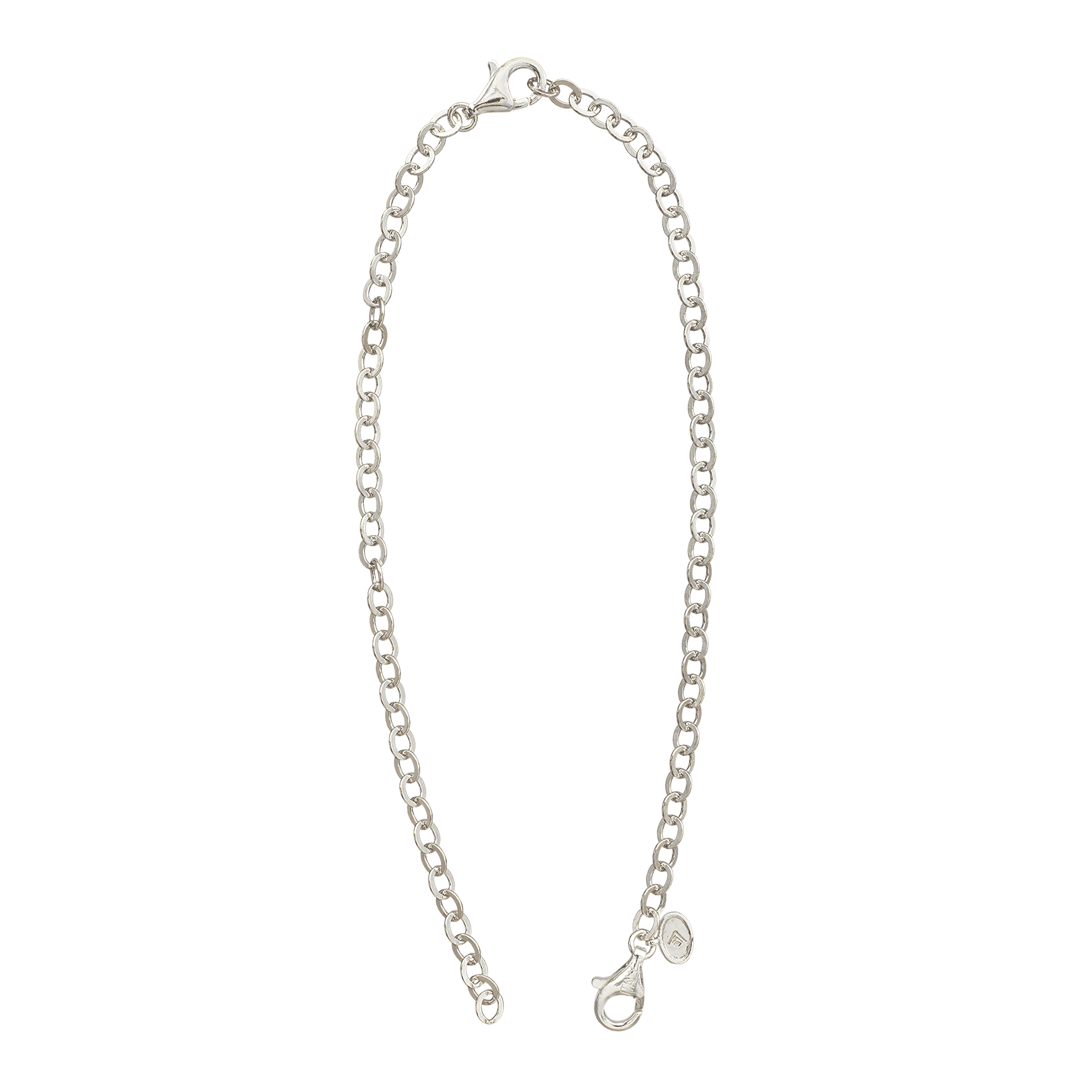 Necklace discount extender silver