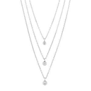 High heels and cheap hustle silver necklace