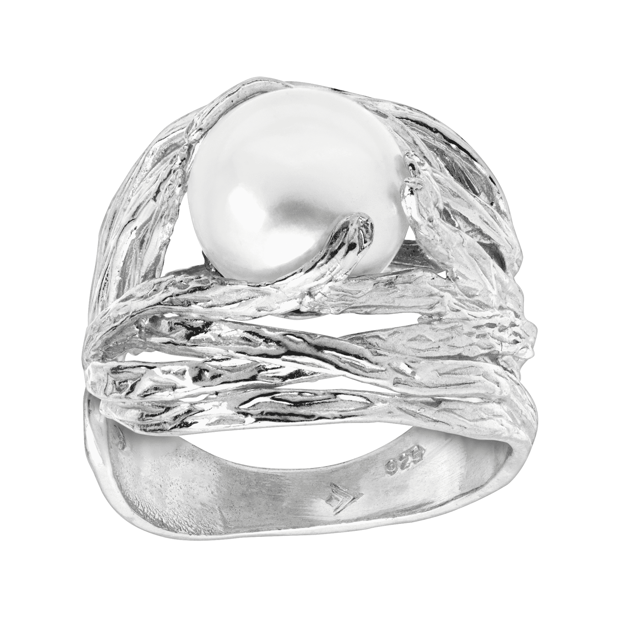 Sterling Silver Freshwater Pearl Ring Silpada .925 Sterling Silver