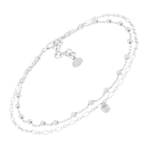 Sterling silver CZ anklet Sterling silver CZ anklet