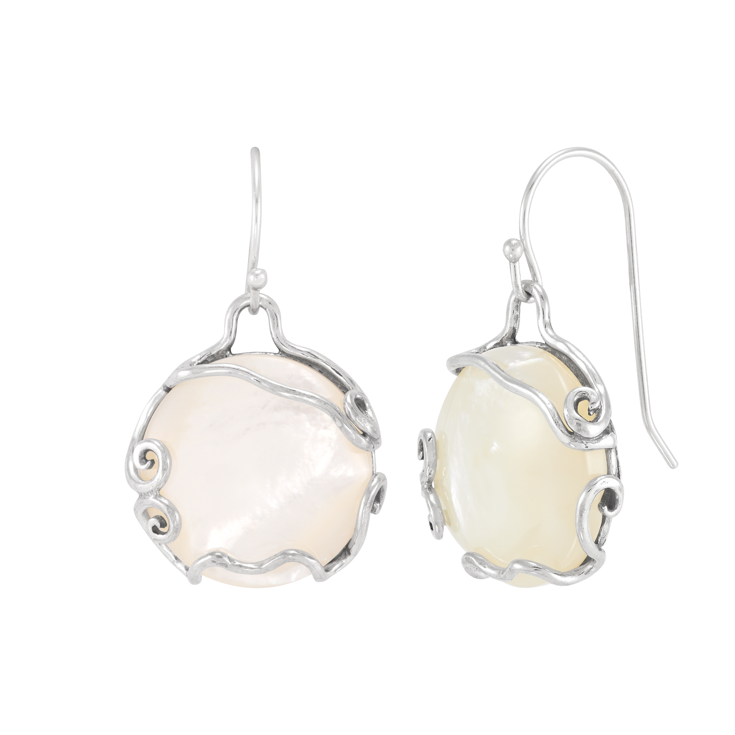 Sterling Silver Celtic Mother Of Pearl Drop… | My Irish Jeweler