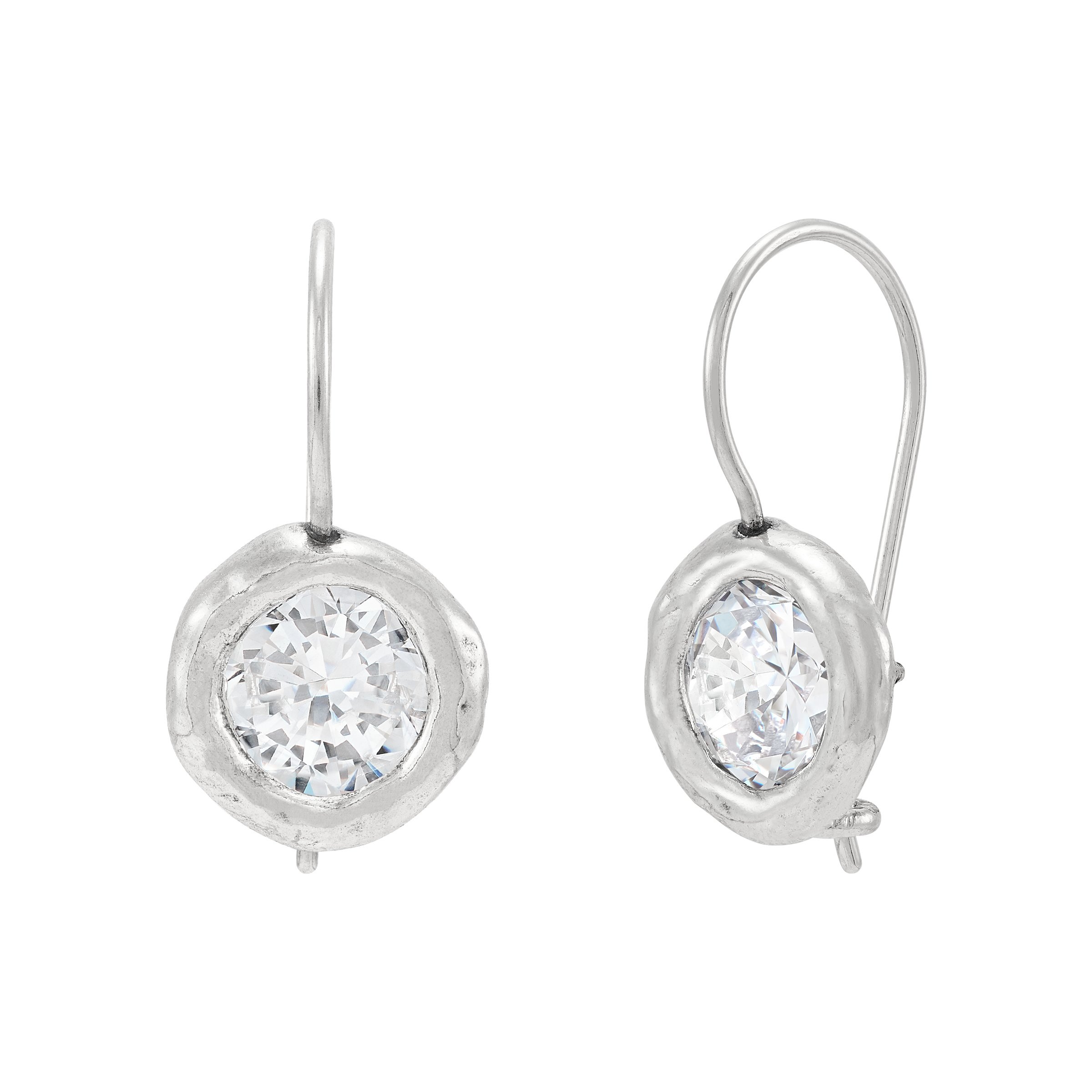 seika38 Silpada 'Iridescent Form' Sterling Silver Cubic Zirconia