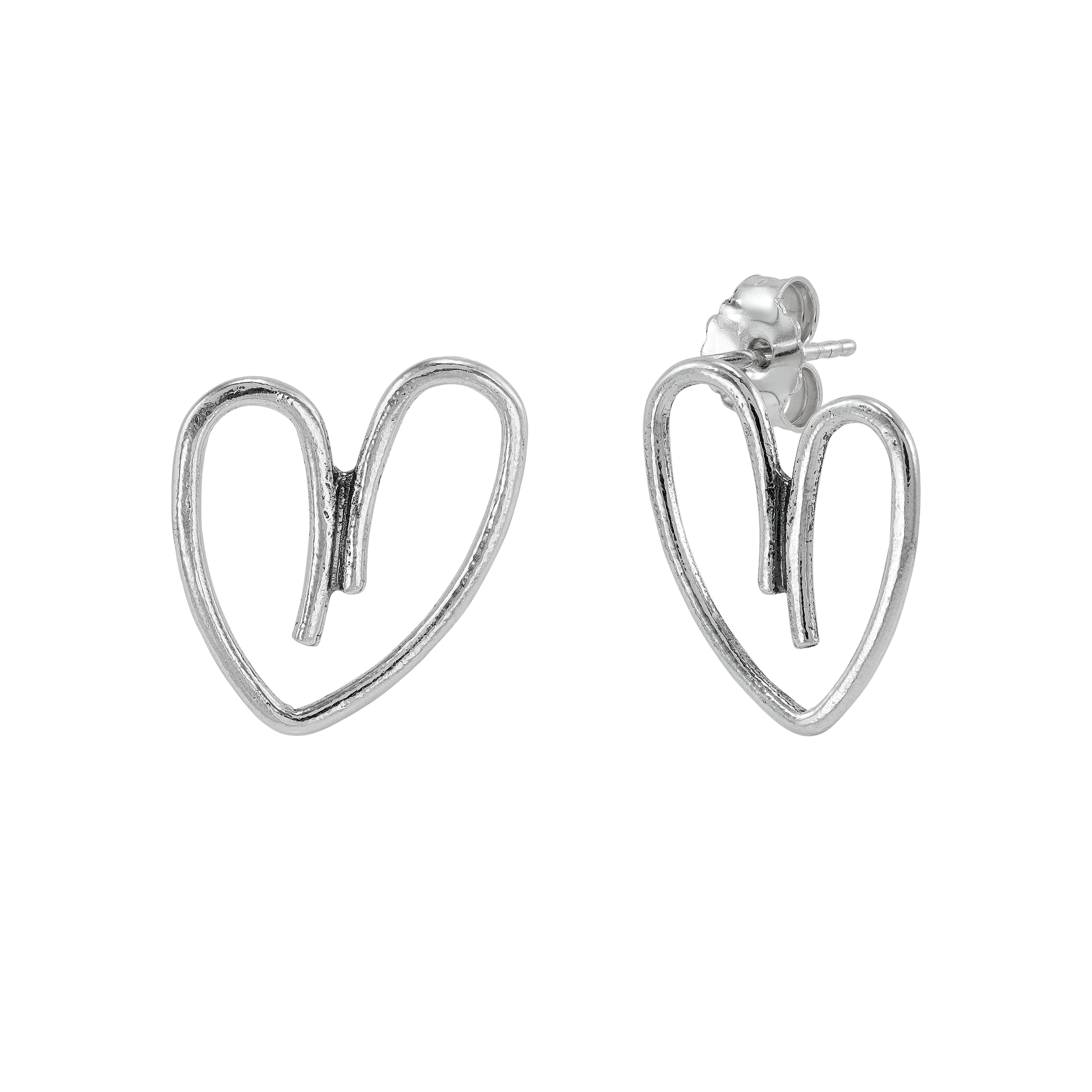 Silpada 'Heartfelt Love' Sterling Silver Stud Earrings | Silpada