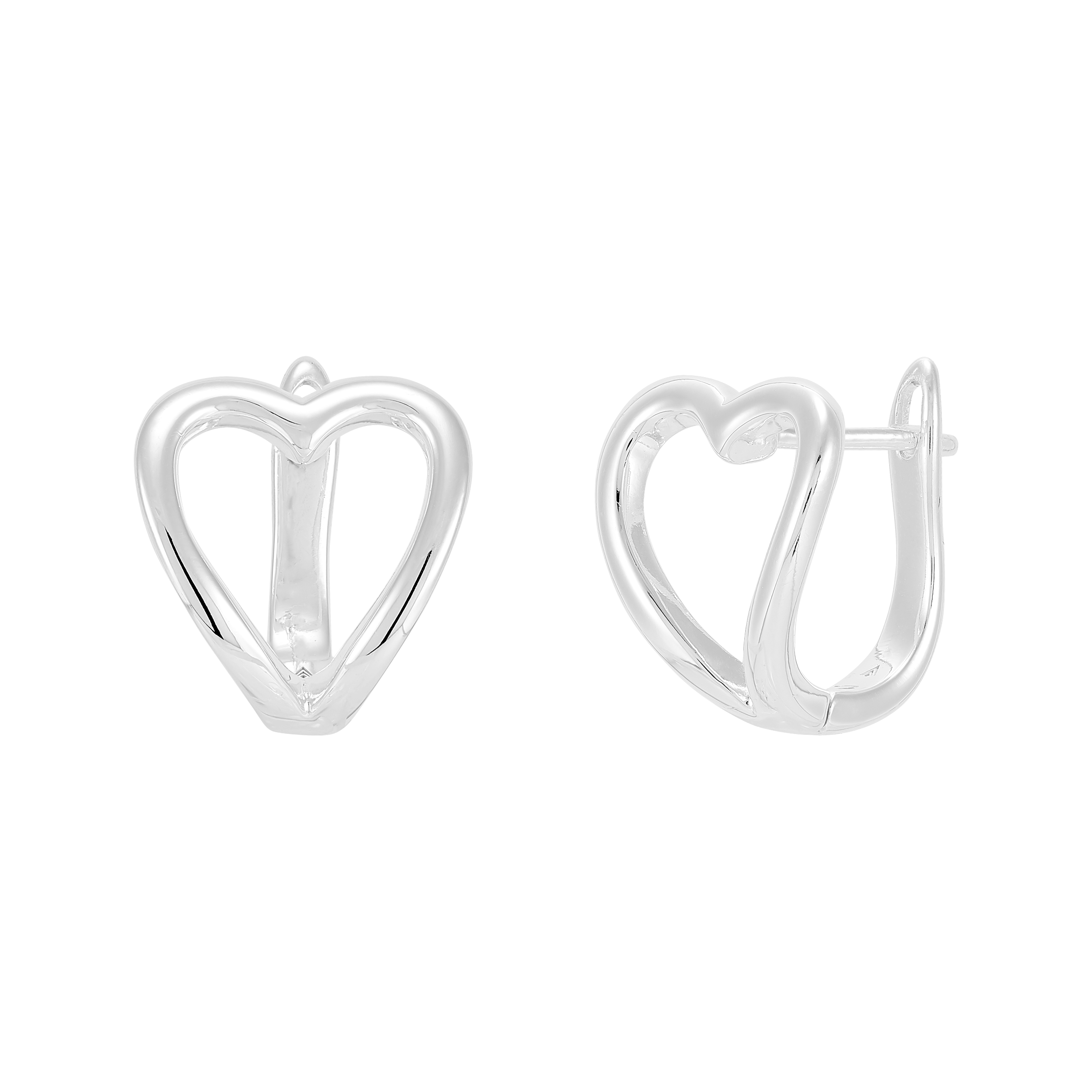 【STONEHENgE】Silhouette〜Daily Heart Silver Earrings H0151 Silpada 'Open Hearts' Sterling Silver Earrings | Silpada