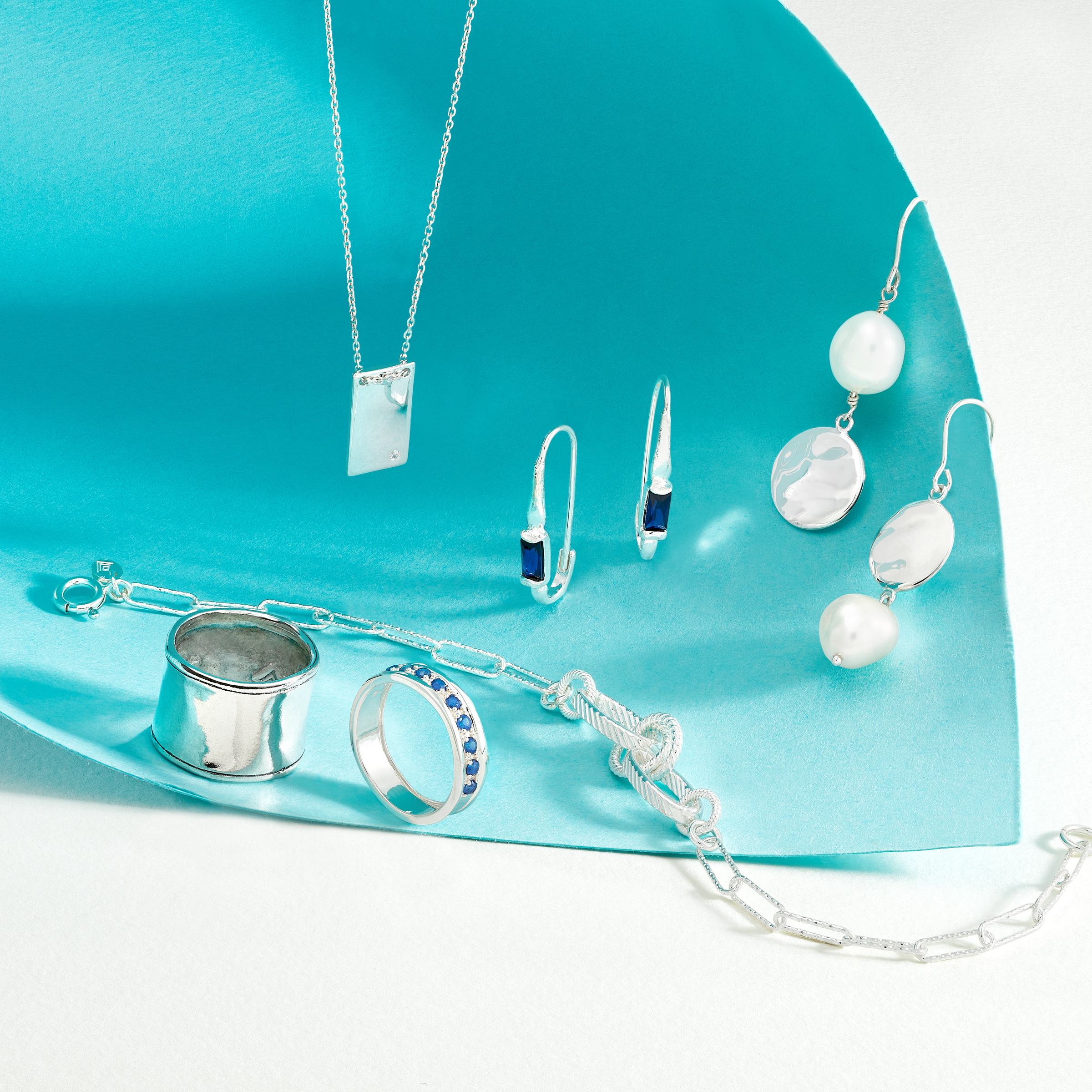 Silpada 'Shine Bright' Rectangular Pendant with Cubic
