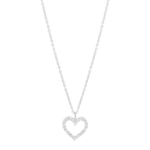 Silpada Growing Love Sterling Silver Cubic Zirconia Pendant