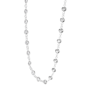Silpada Like No Other Sterling Silver Cubic Zirconia Necklace