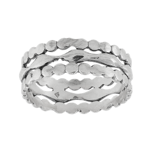 Silpada Triple Luck Sterling Silver Ring Silpada