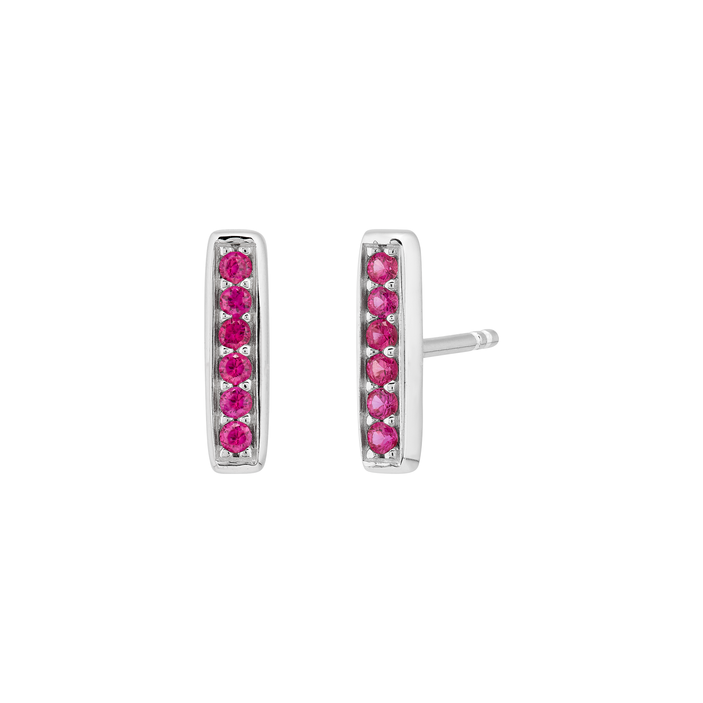 Silpada 'Petite Cherry Blossom' Sterling Silver Lab-Created Ruby Stud ...