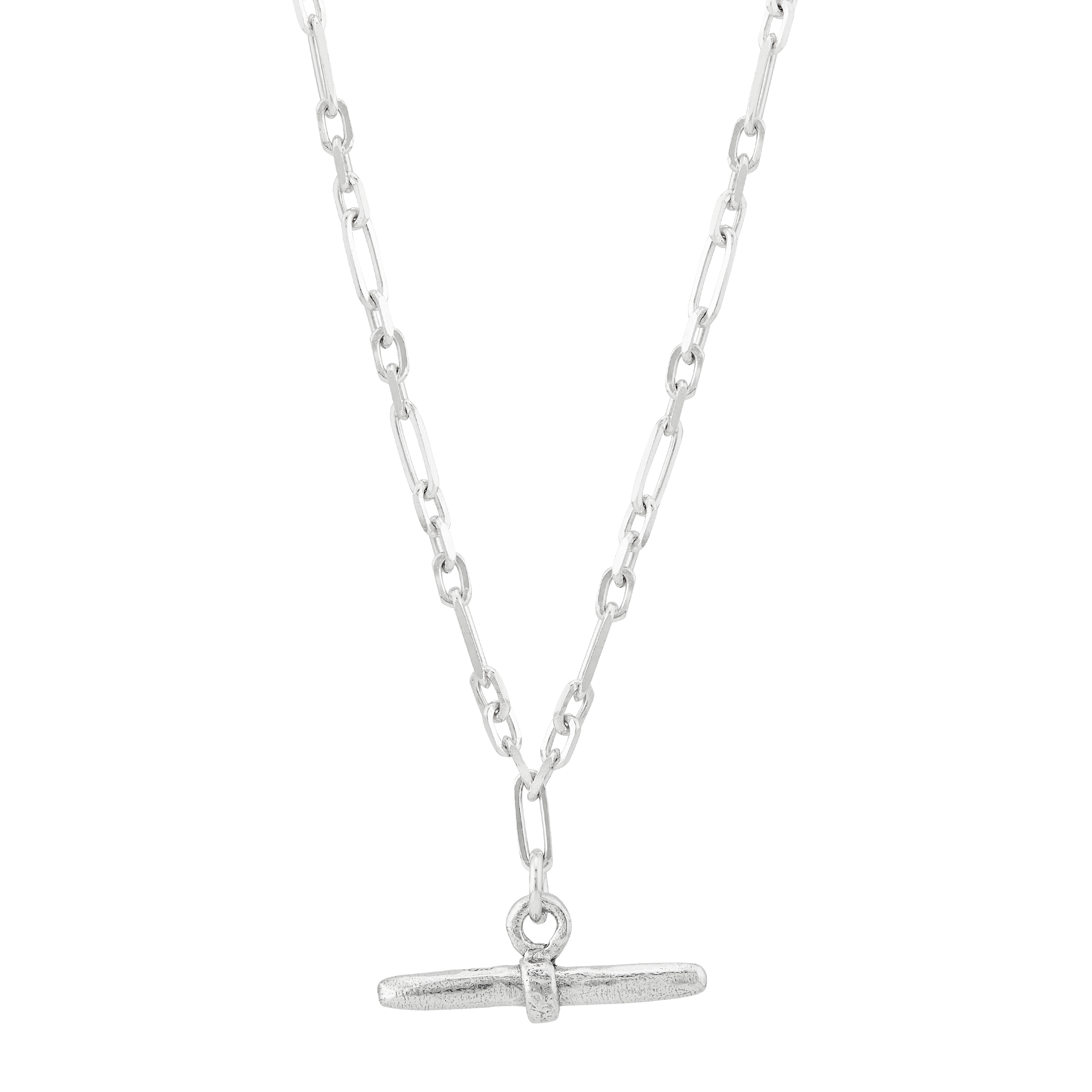 ★SENTIMENTS★ NO.616 [SILVER] NECKLACE Silpada 'Straight Lines' Sterling Silver Necklace, 18