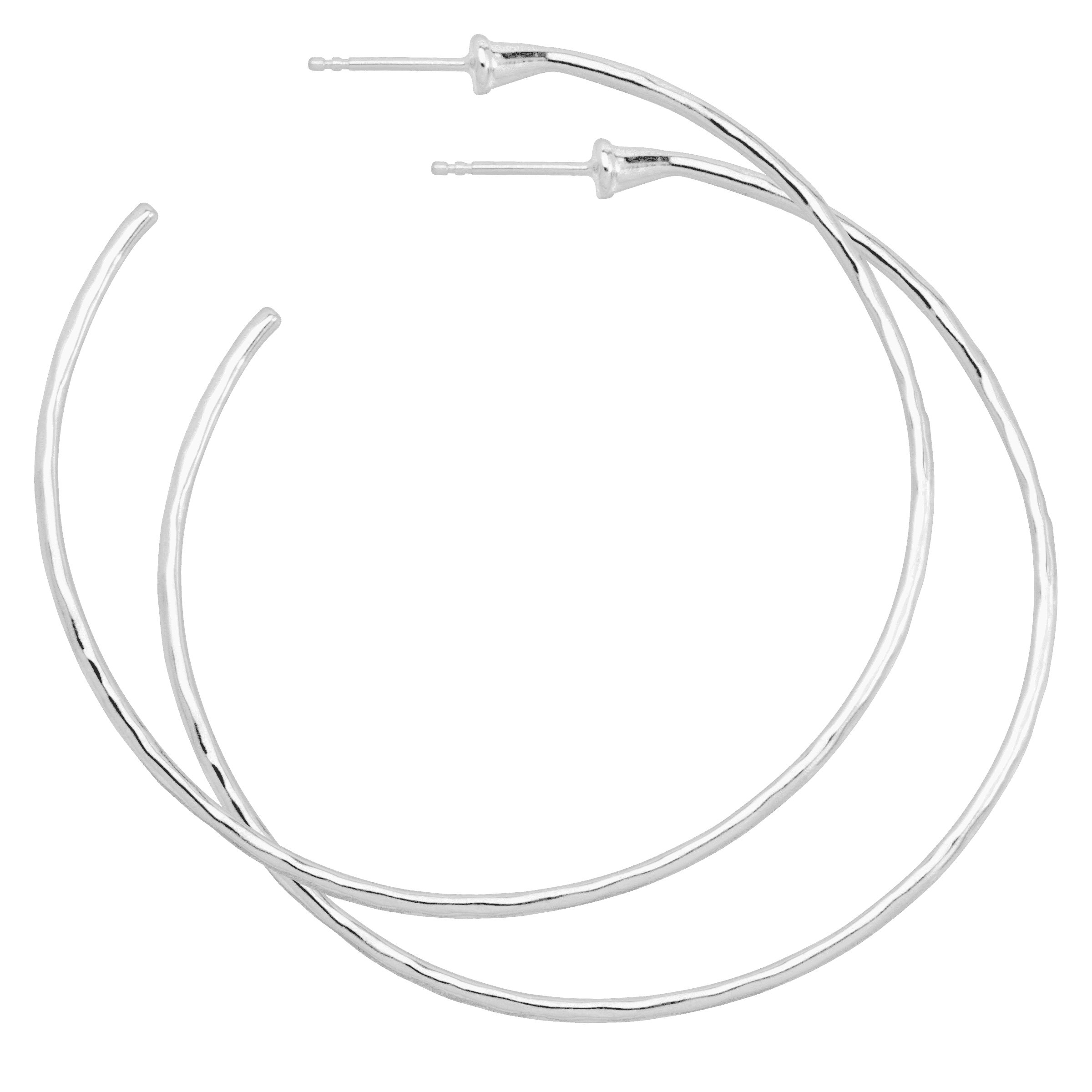 Silpada 'Essential' Hammered Hoop Earrings in Sterling Silver