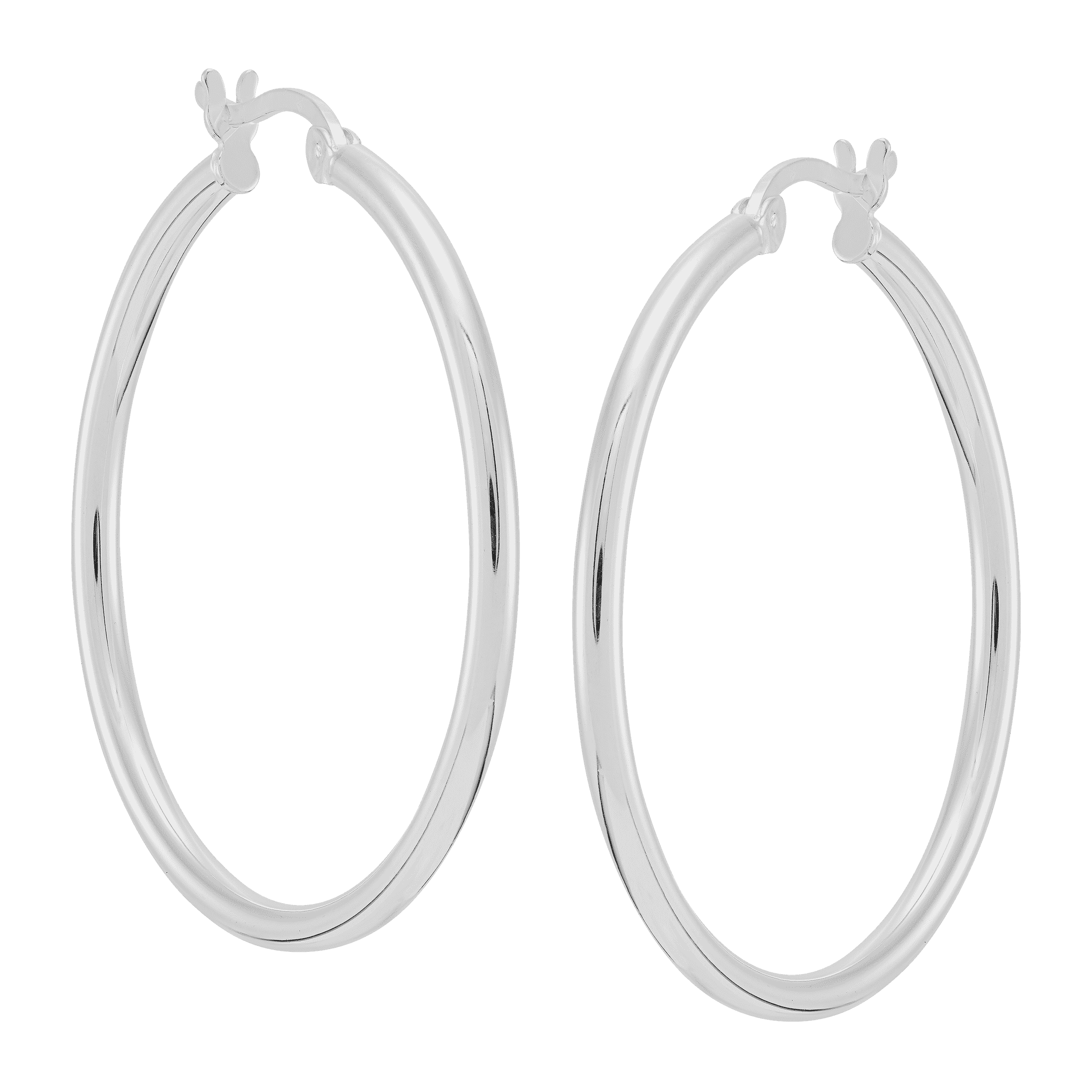 Sterling Silver Hoop Earrings - Silpada - .925 Sterling