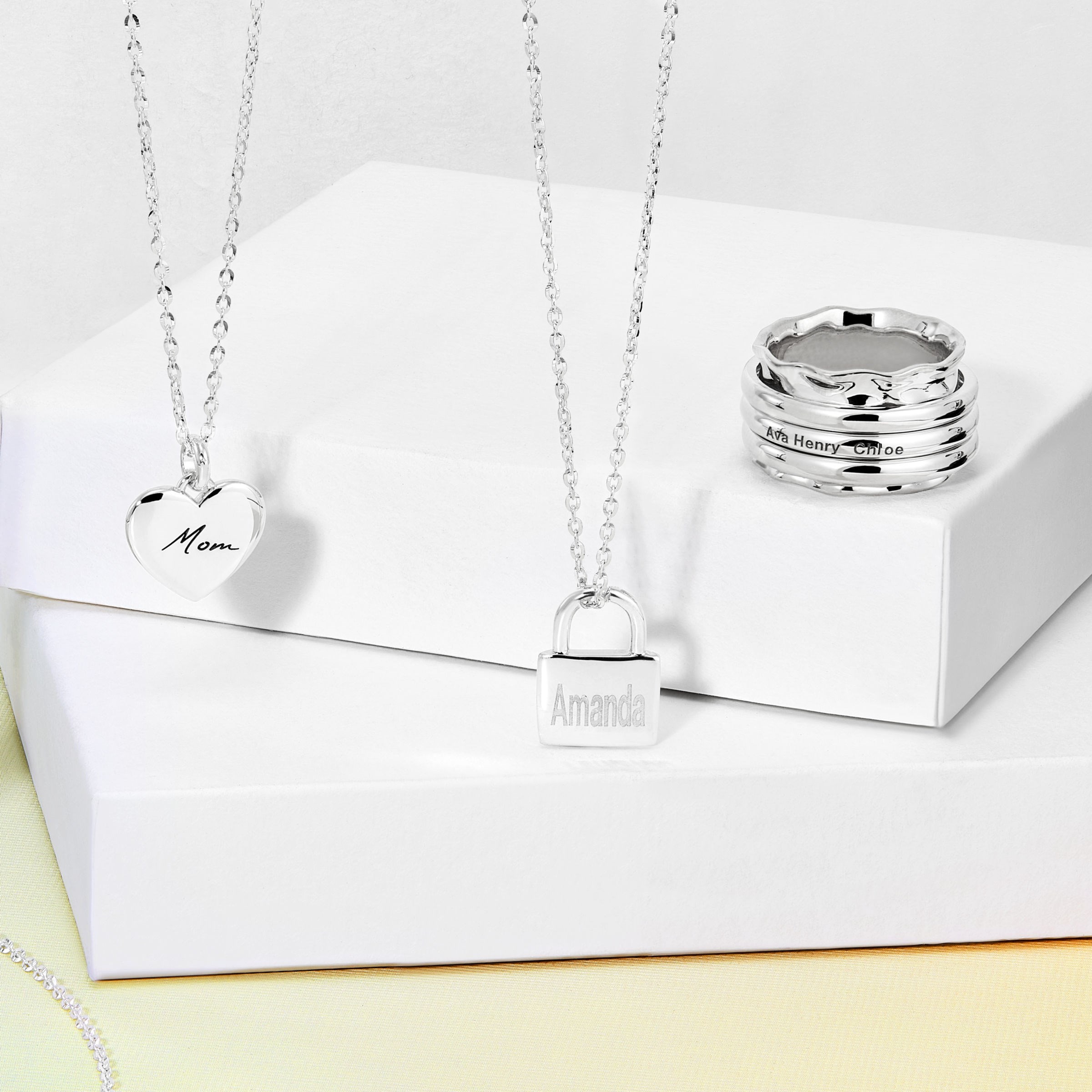 ★SENTIMENTS★ NO.397 [SILVER] NECKLACE Daniel Vior Sterling Silver 397 Designer Geometric Pendant