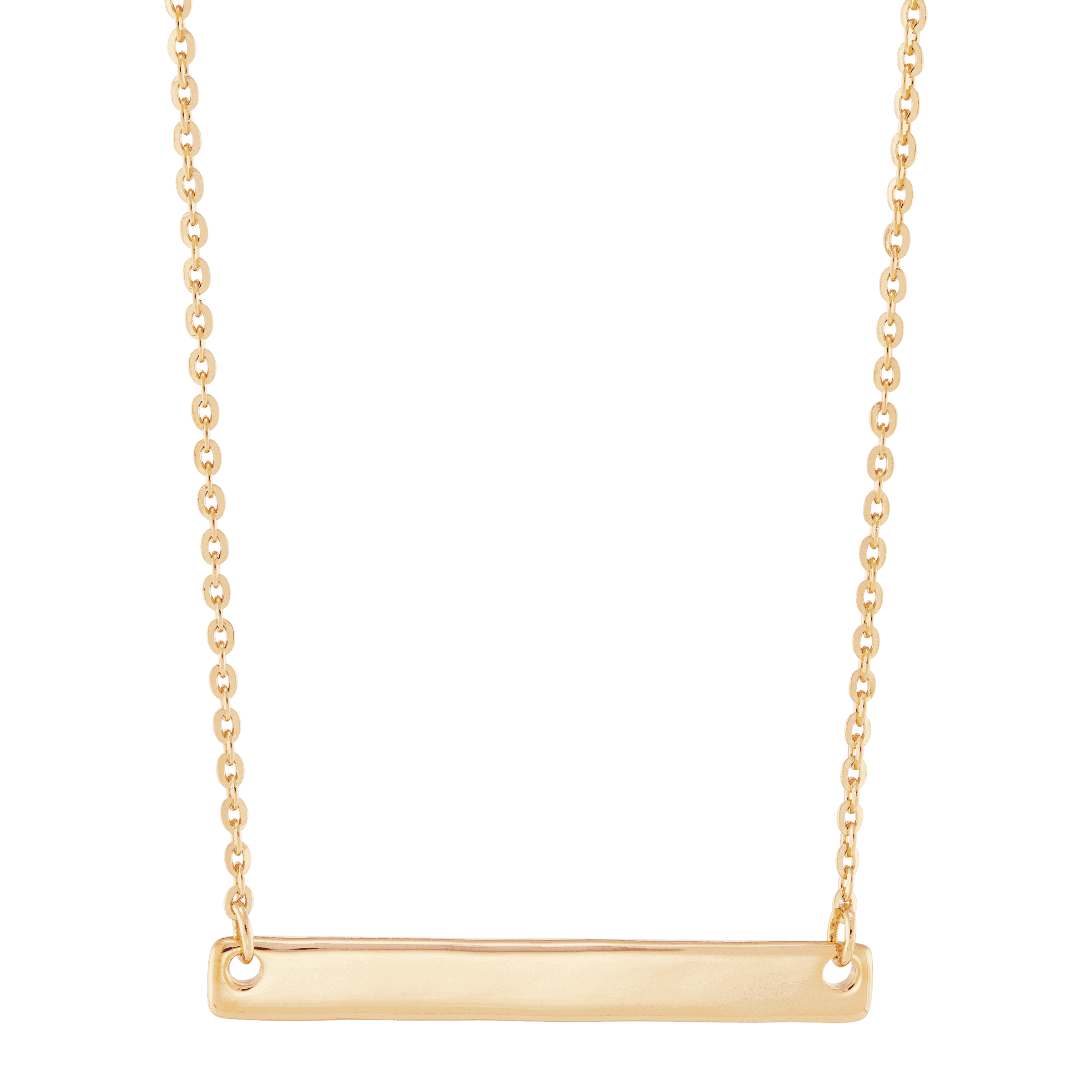 Silpada 'Unwritten' 1.5" Horizontal Bar Pendant in Sterling Silver, 18"