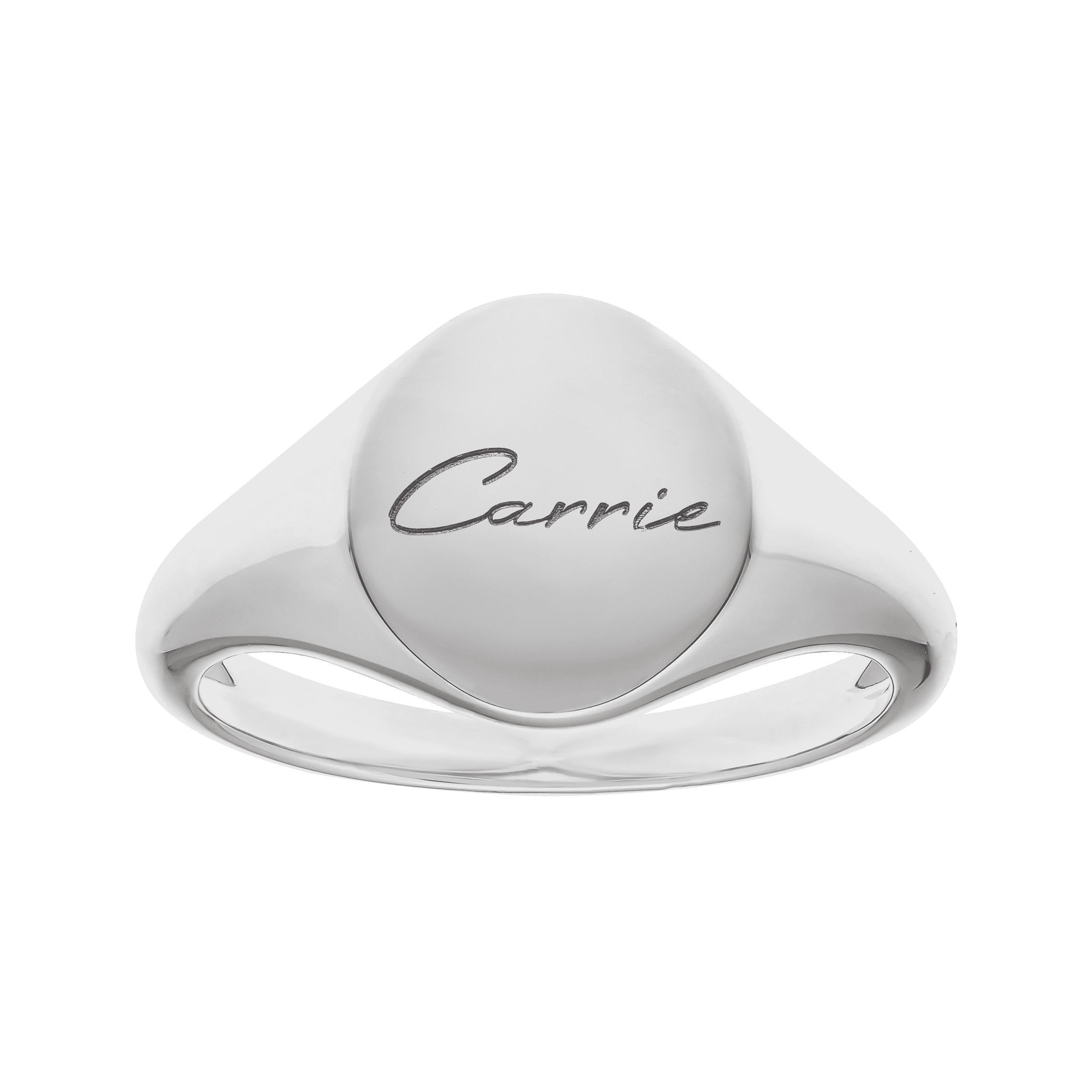 Silpada 'Sentiments' Signet Band Ring in Sterling Silver