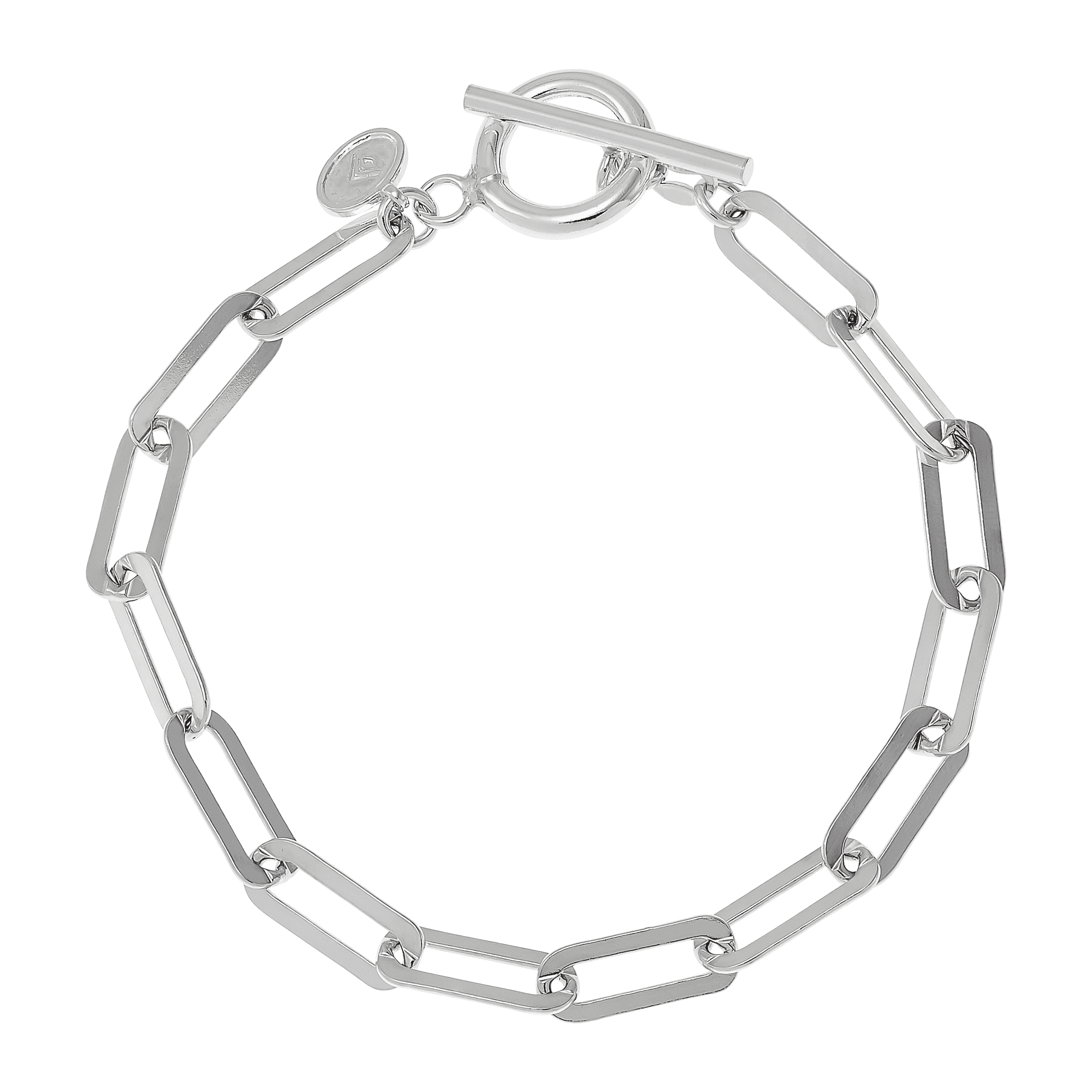 ブレスレット Coil Toggle Chain Bracelet #8902 Silpada 'Let's Link' Toggle Chain Bracelet in Sterling