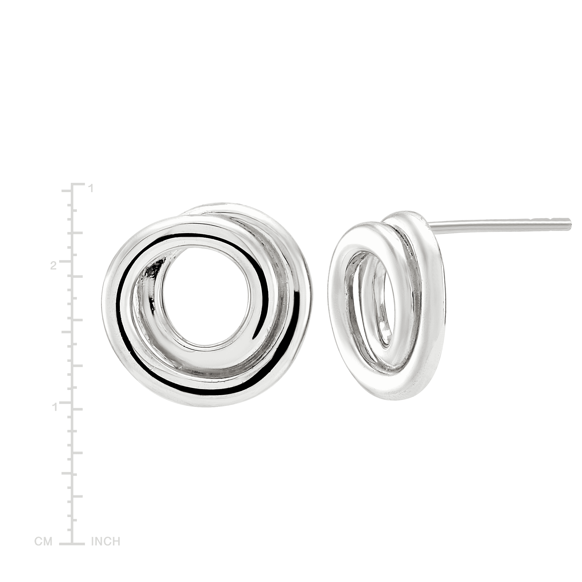 Silpada 'Karma Swirl' Stud Earrings in Sterling Silver | Silpada