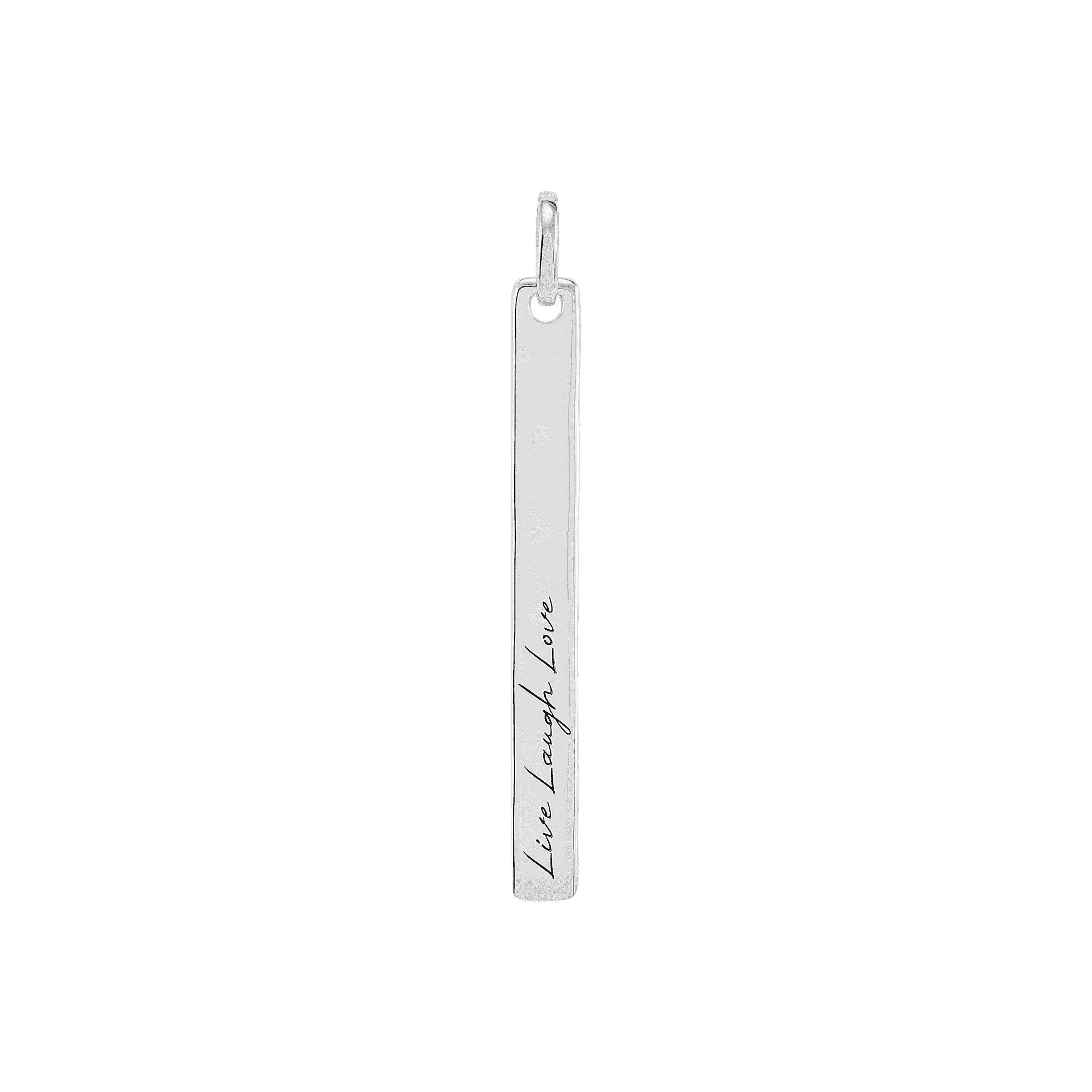 Silpada 'Unwritten' Vertical Bar Charm in Sterling Silver, 1.5