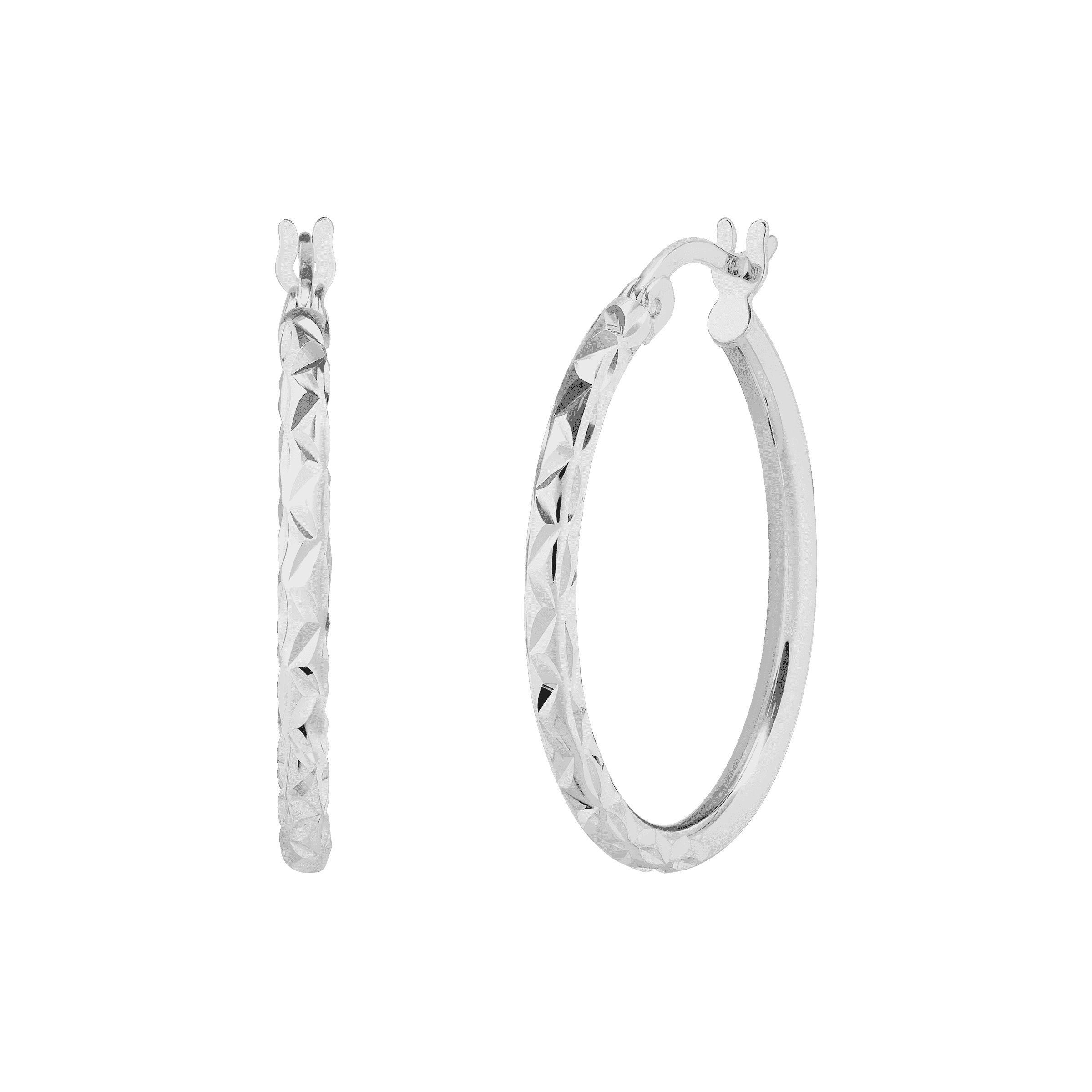 Silpada 'Captivating' Hoop Earrings in Sterling Silver