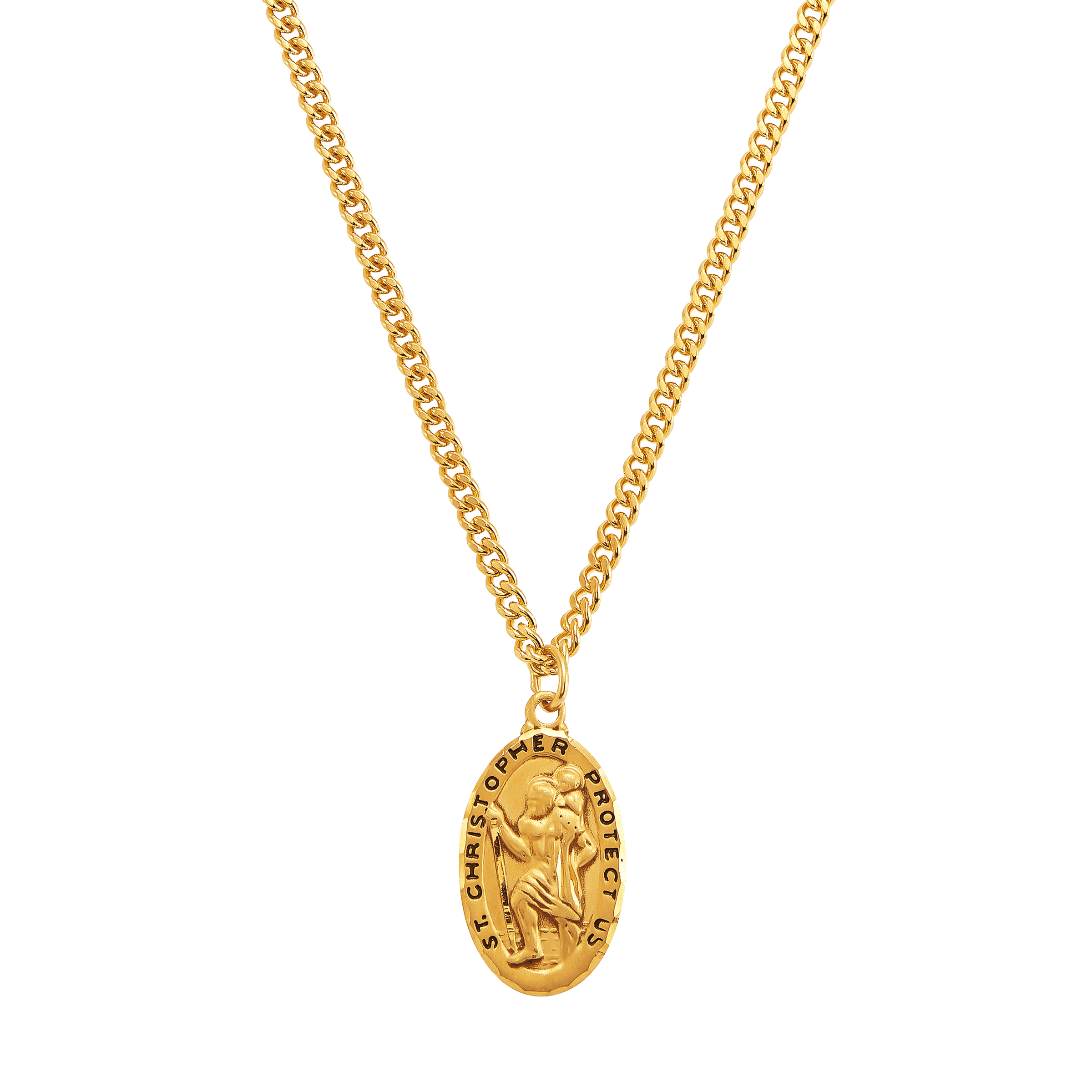 Finecraft St. Christopher Medallion 