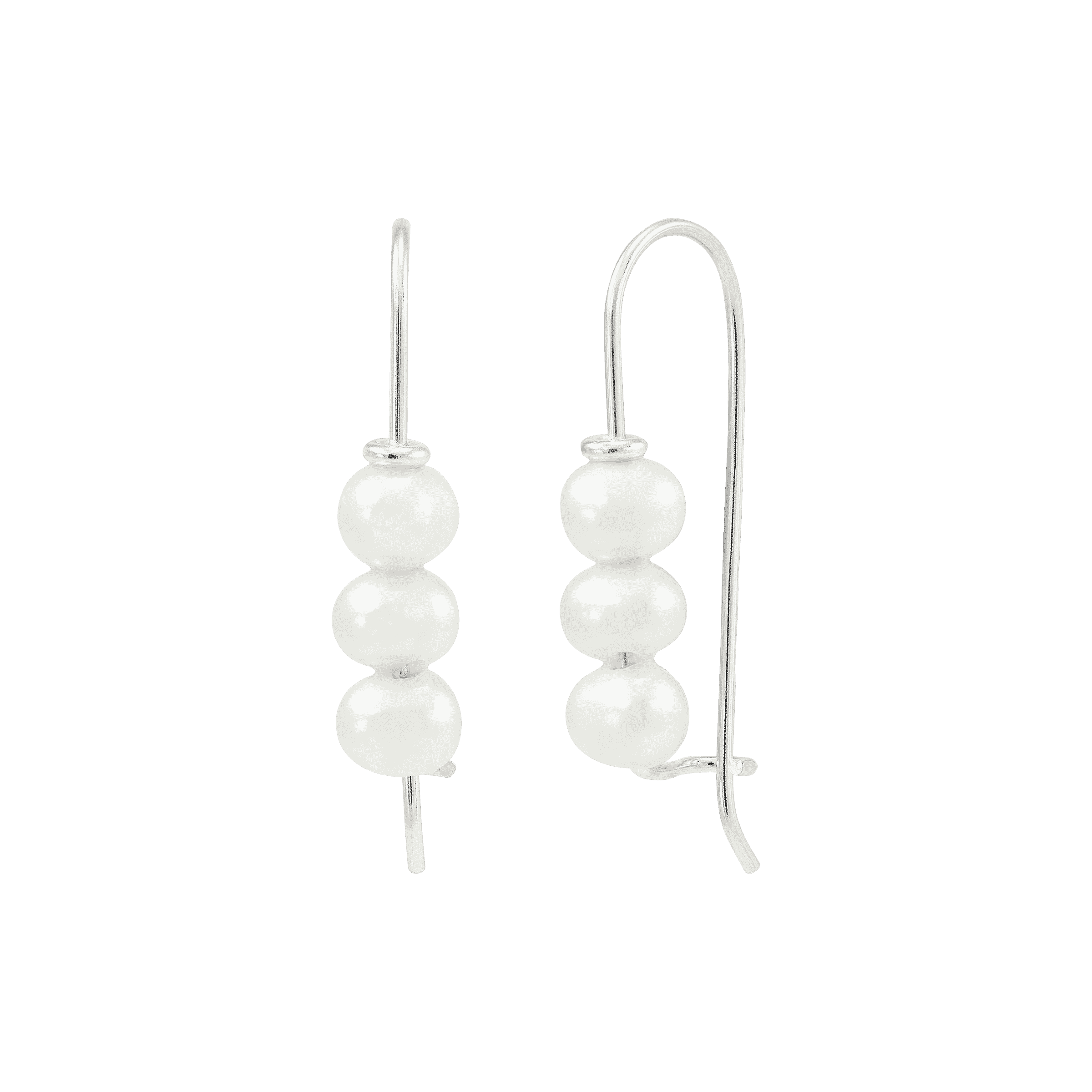 Silpada 'Dots of Joy' Freshwater Pearl Drop Earrings in Sterling Silver
