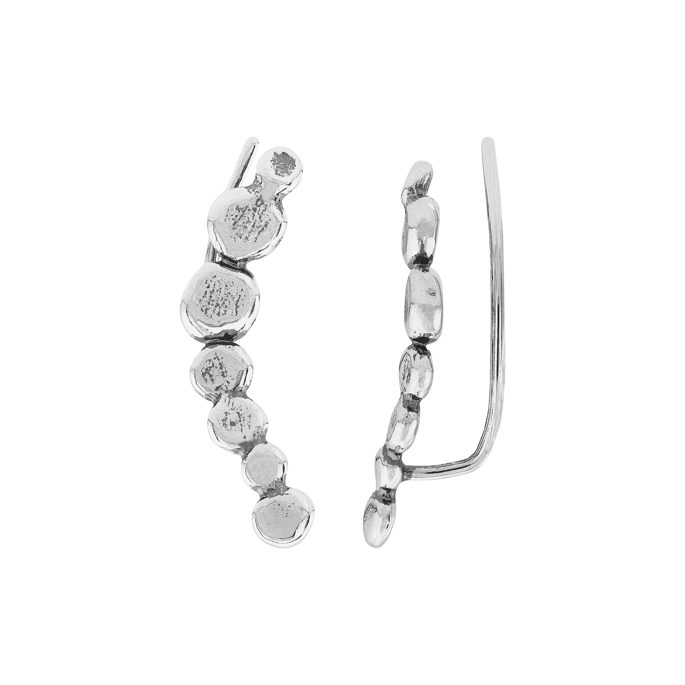 Silpada 'Rising Flames' Climber Earrings in Sterling Silver
