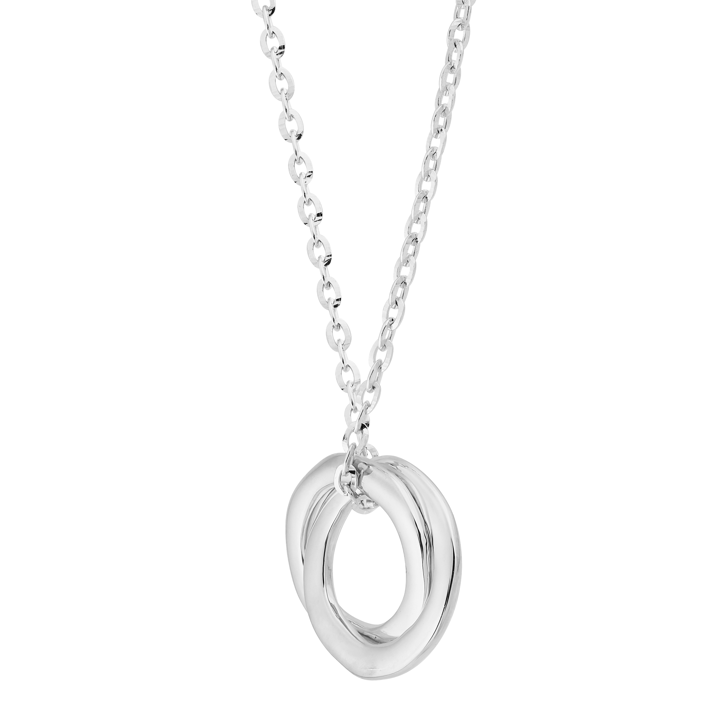 Silpada 'Running Circles' Pendant Necklace in Sterling