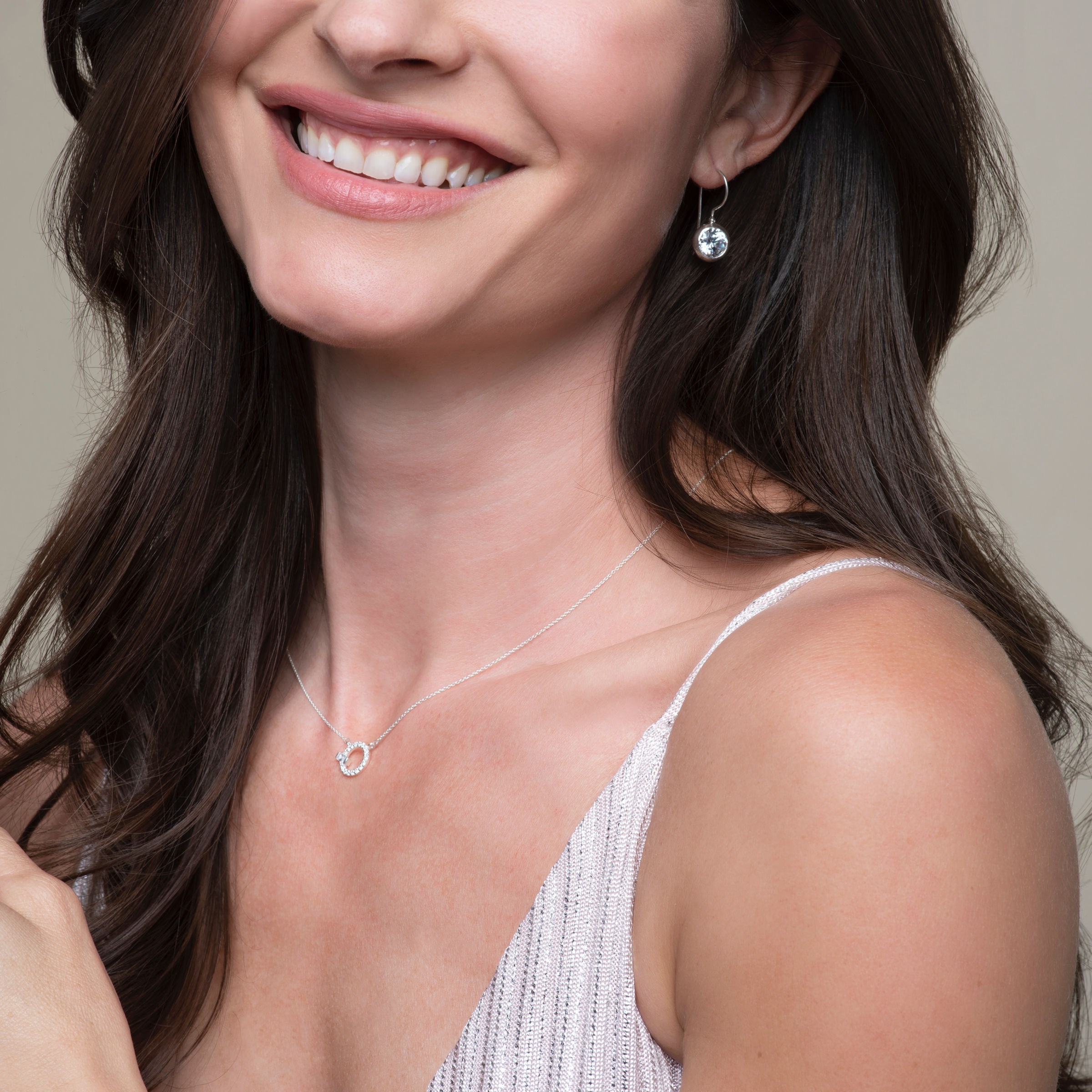 Silpada 'Special Sparkle' Cubic Zirconia Dangle Earrings in