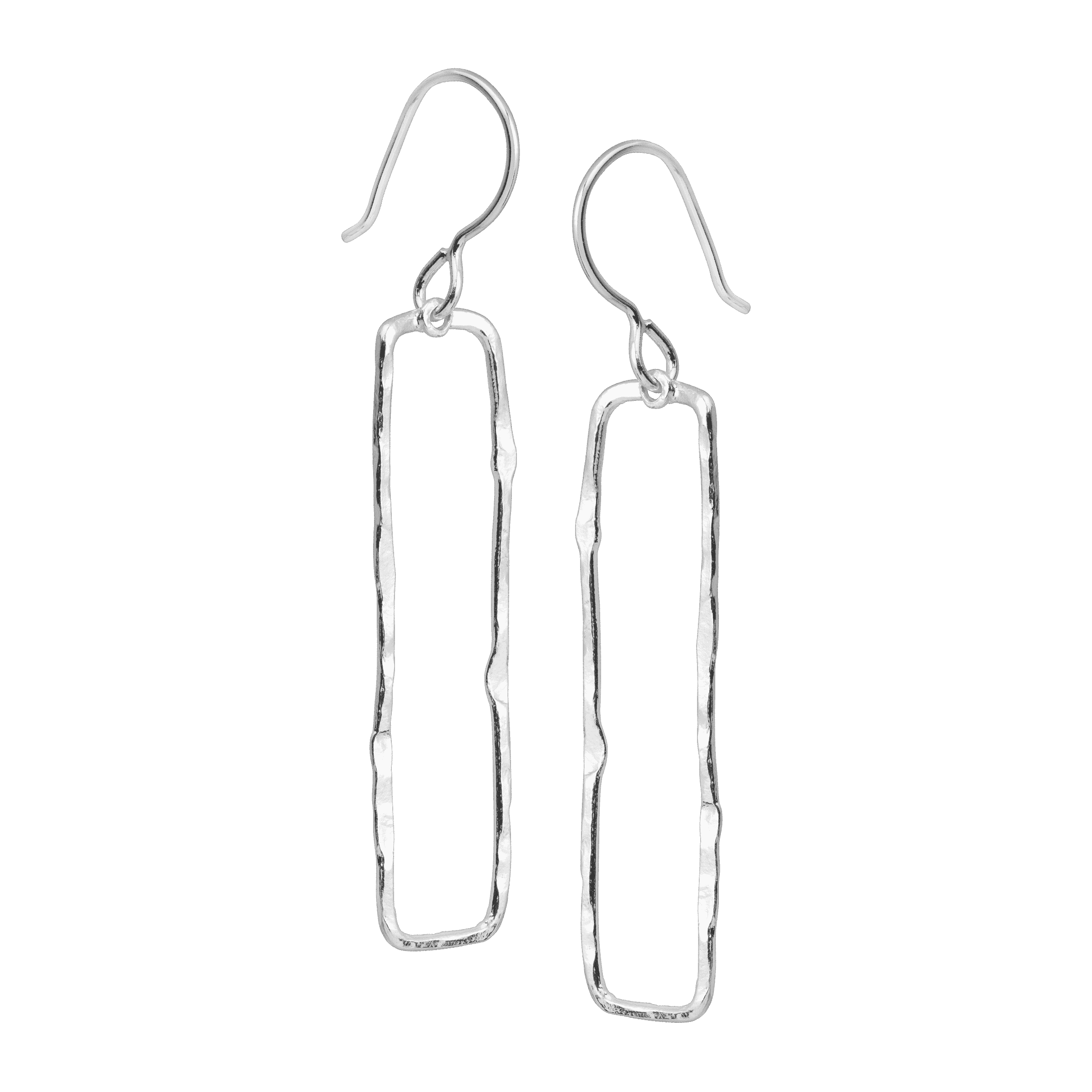 New Silpada 'Balancing Act' Hammered Sterling Silver Drop Earrings detailed image 2