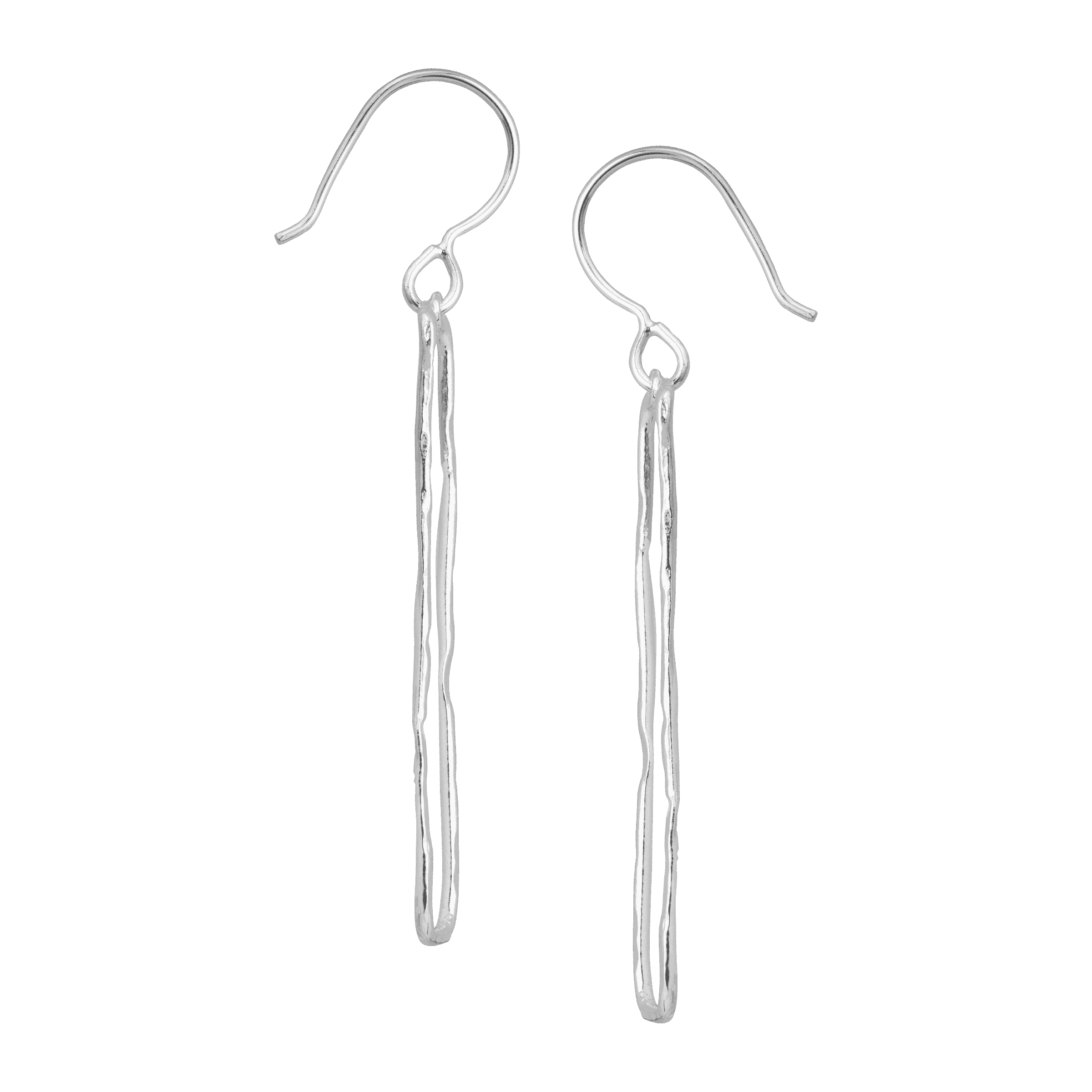 New Silpada 'Balancing Act' Hammered Sterling Silver Drop Earrings detailed image 3