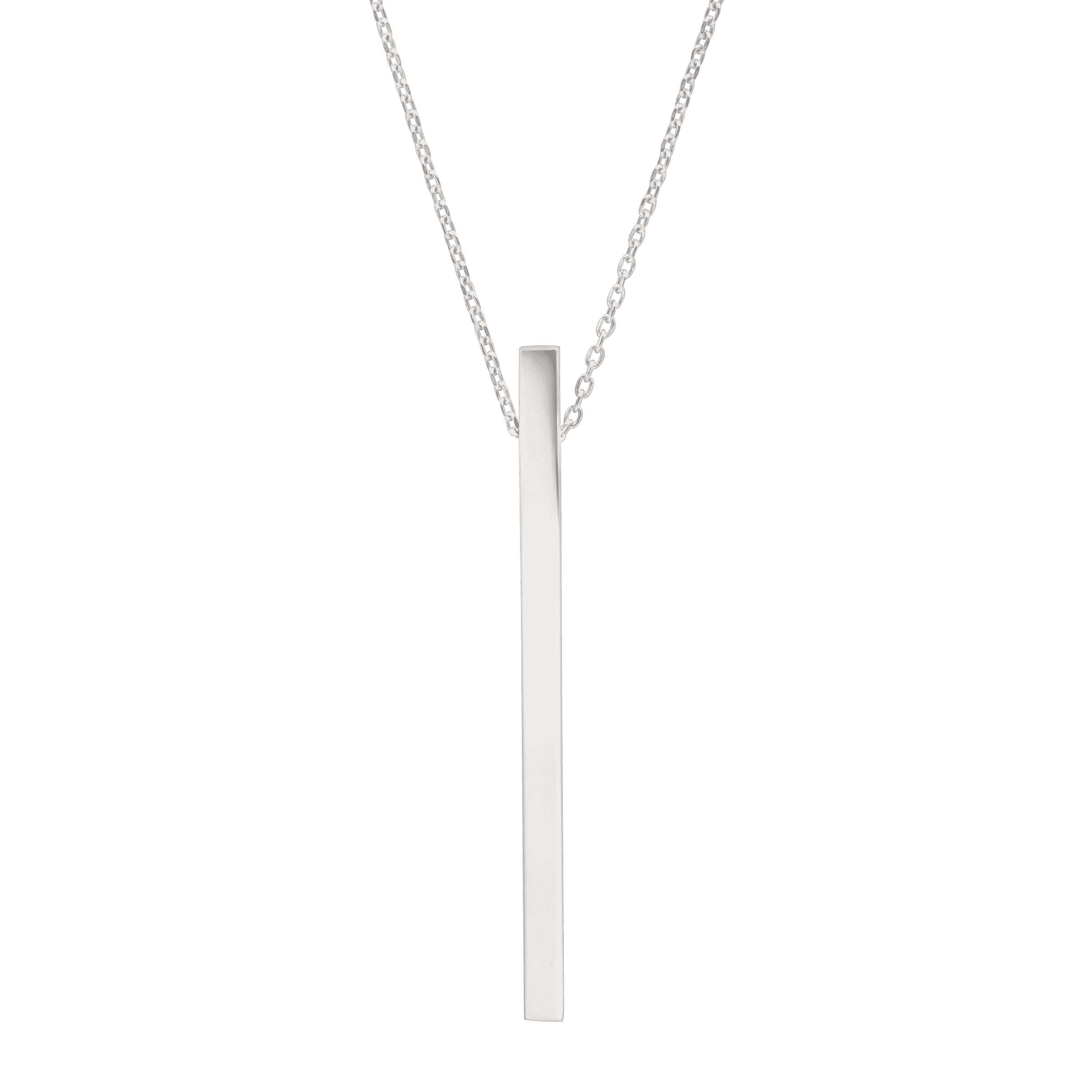 Silpada 'Minimalist' Vertical Bar Pendant in Sterling Silver, 28" + 2"
