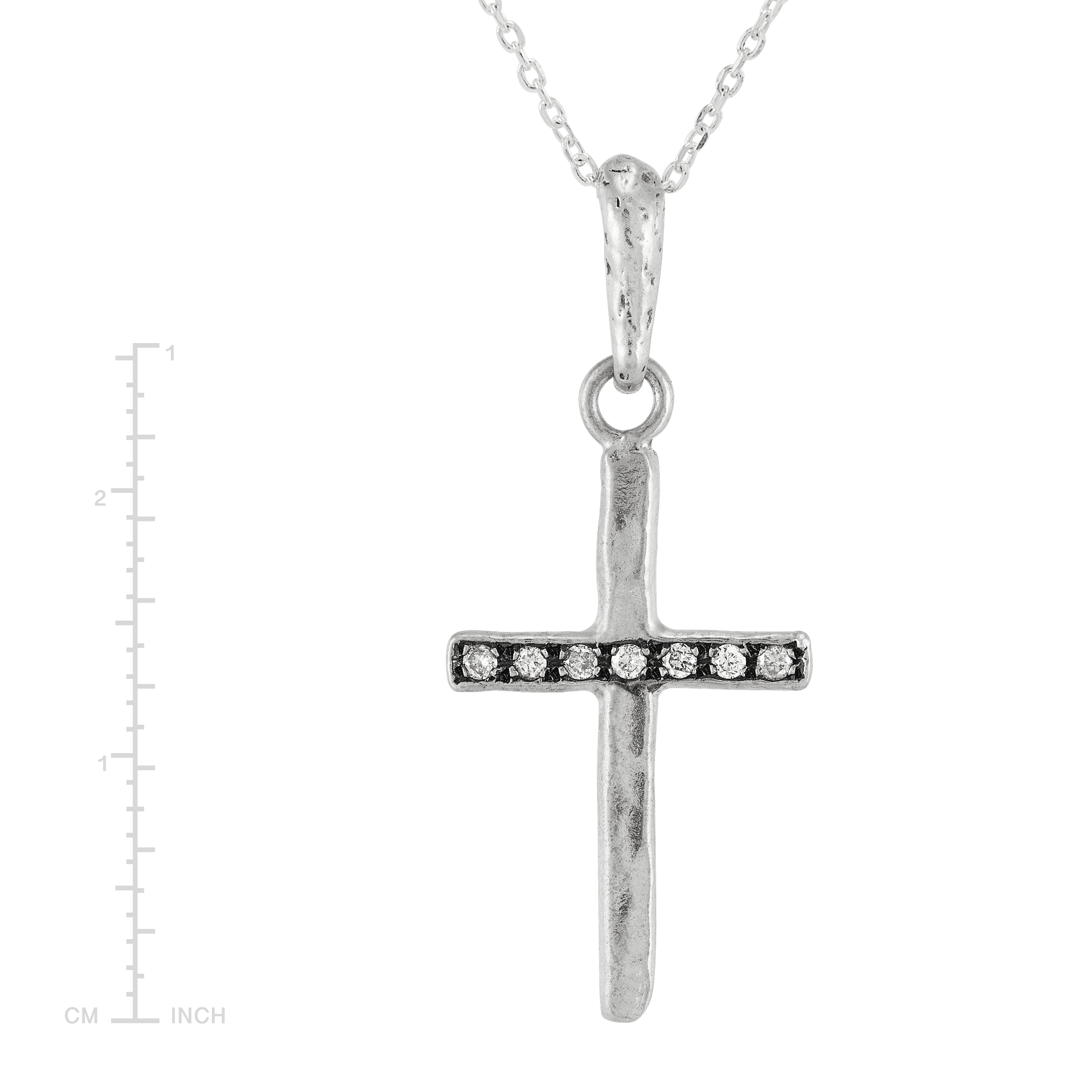 Silpada 'Shining Hope' Sterling Silver Diamond Cross Pendant Silpada 'Shining Hope' Sterling Silver Diamond Cross Pendant