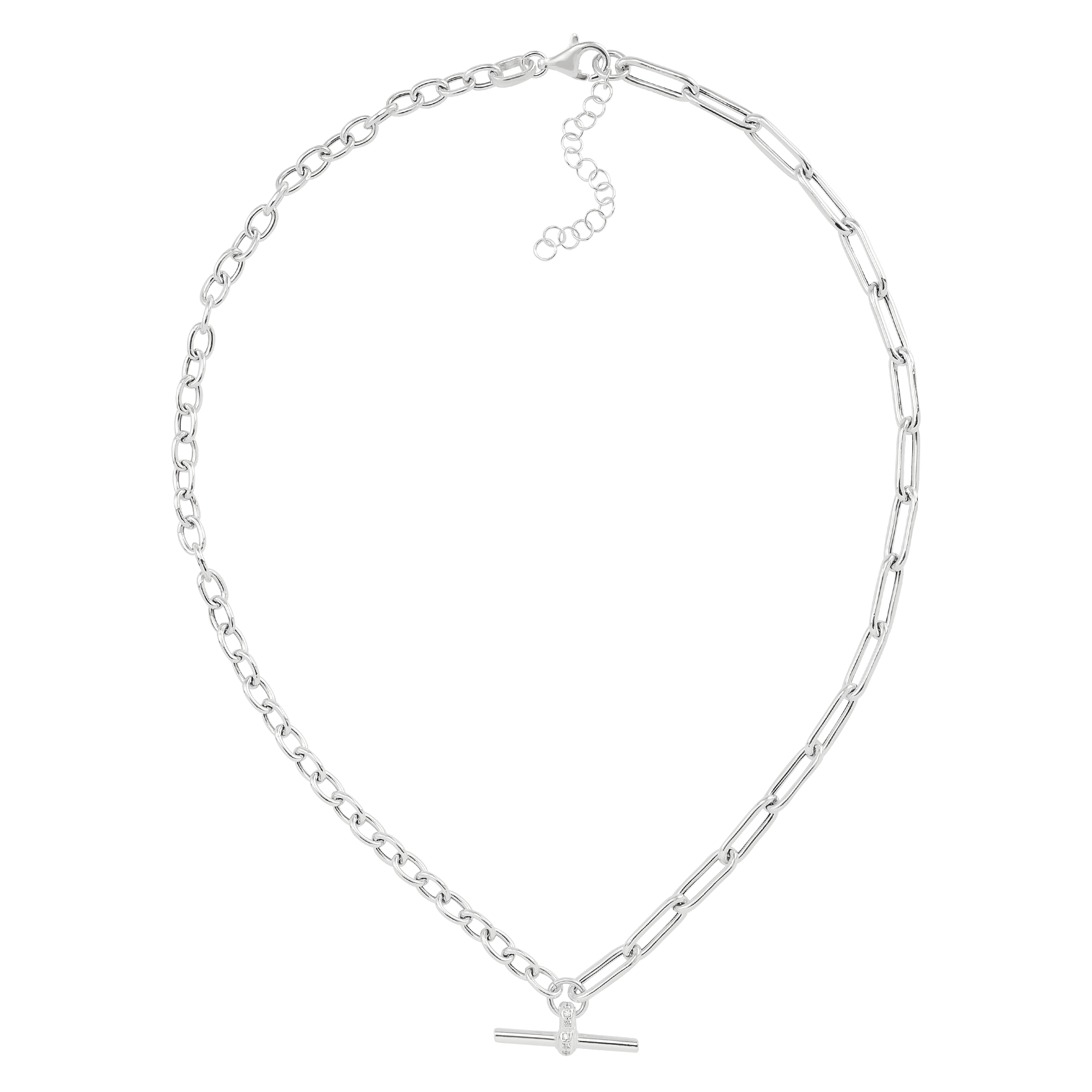 Silpada Bar With Me Sterling Silver Cubic Zirconia Necklace 18 2 Silpada