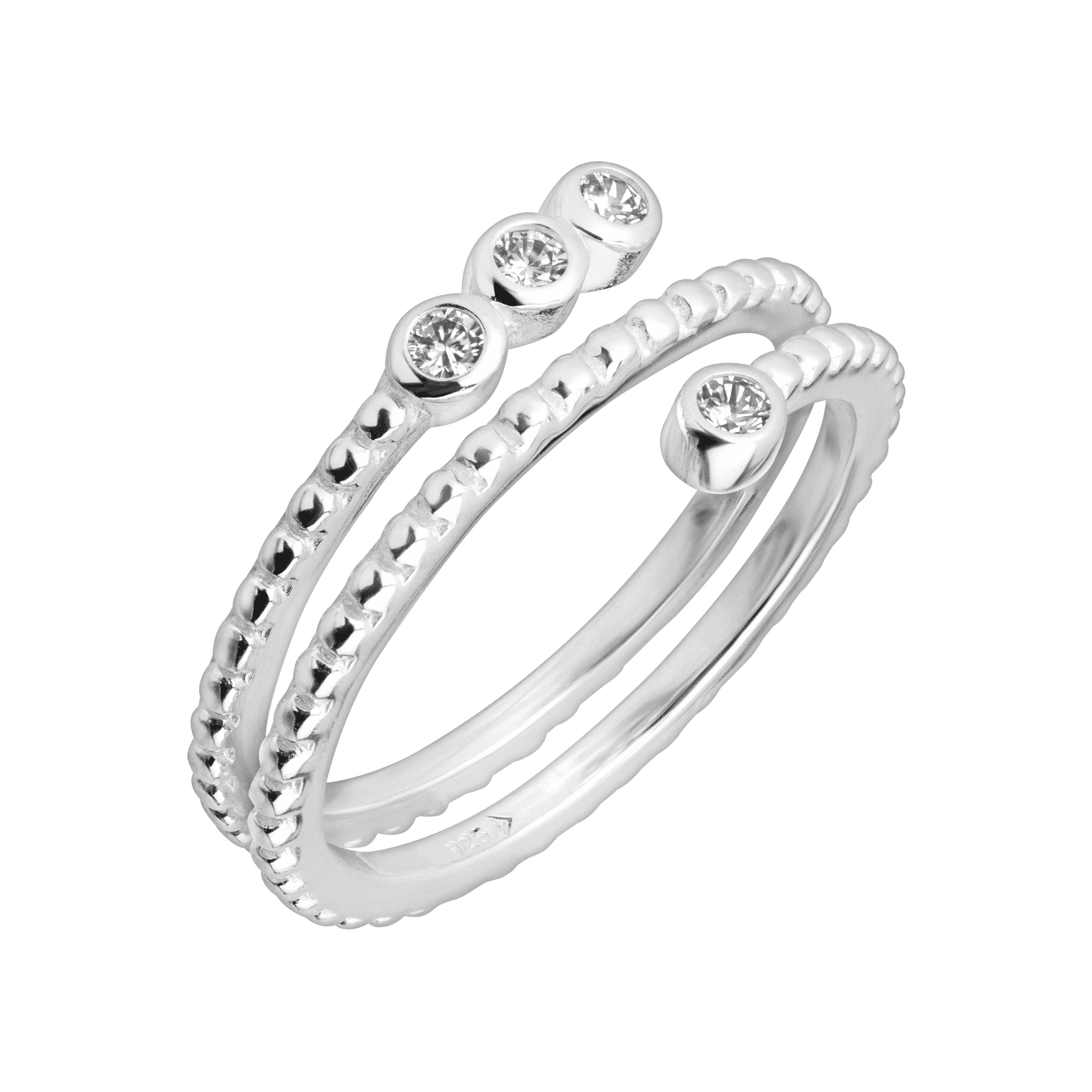 Sterling Silver Cubic Zirconia Ring - Silpada - .925