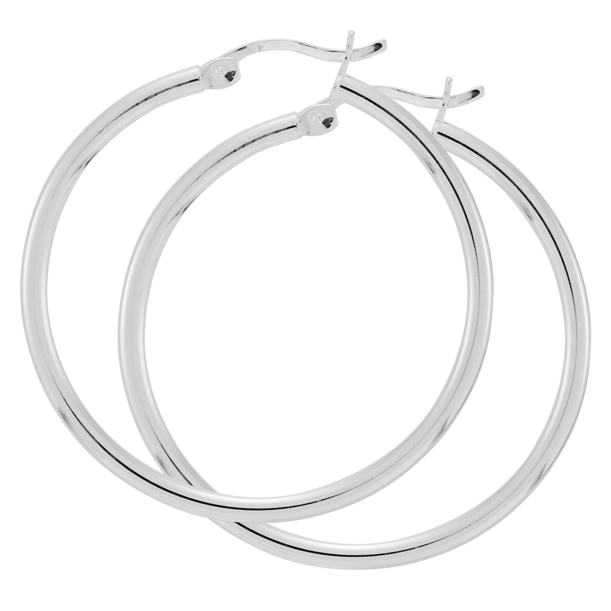 Sterling Silver Hoop Earrings - Silpada - .925 Sterling