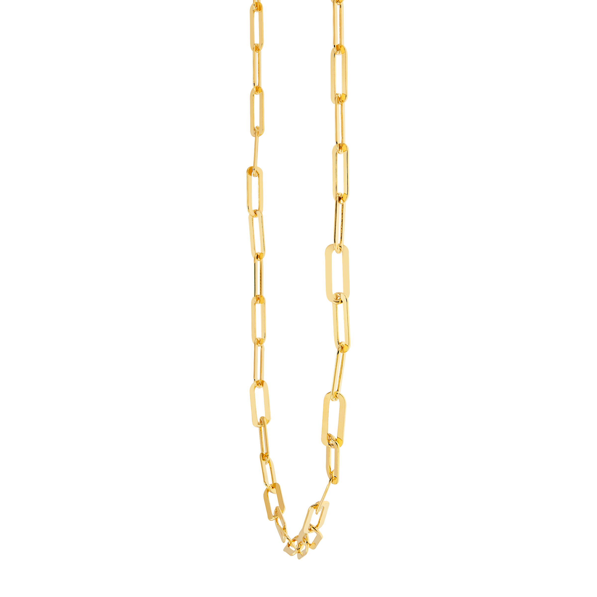Silpada 'Golden Paperclip' Chain Necklace in 14K Gold Plated
